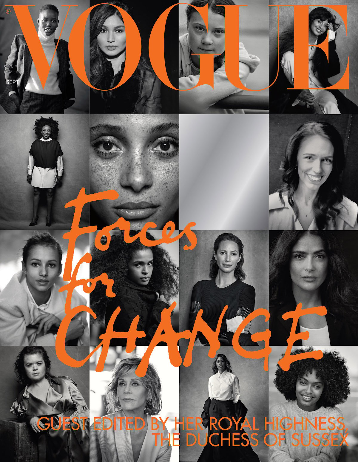 Meghan Markle's British Vogue September 2019 cover featuring 'game changers'