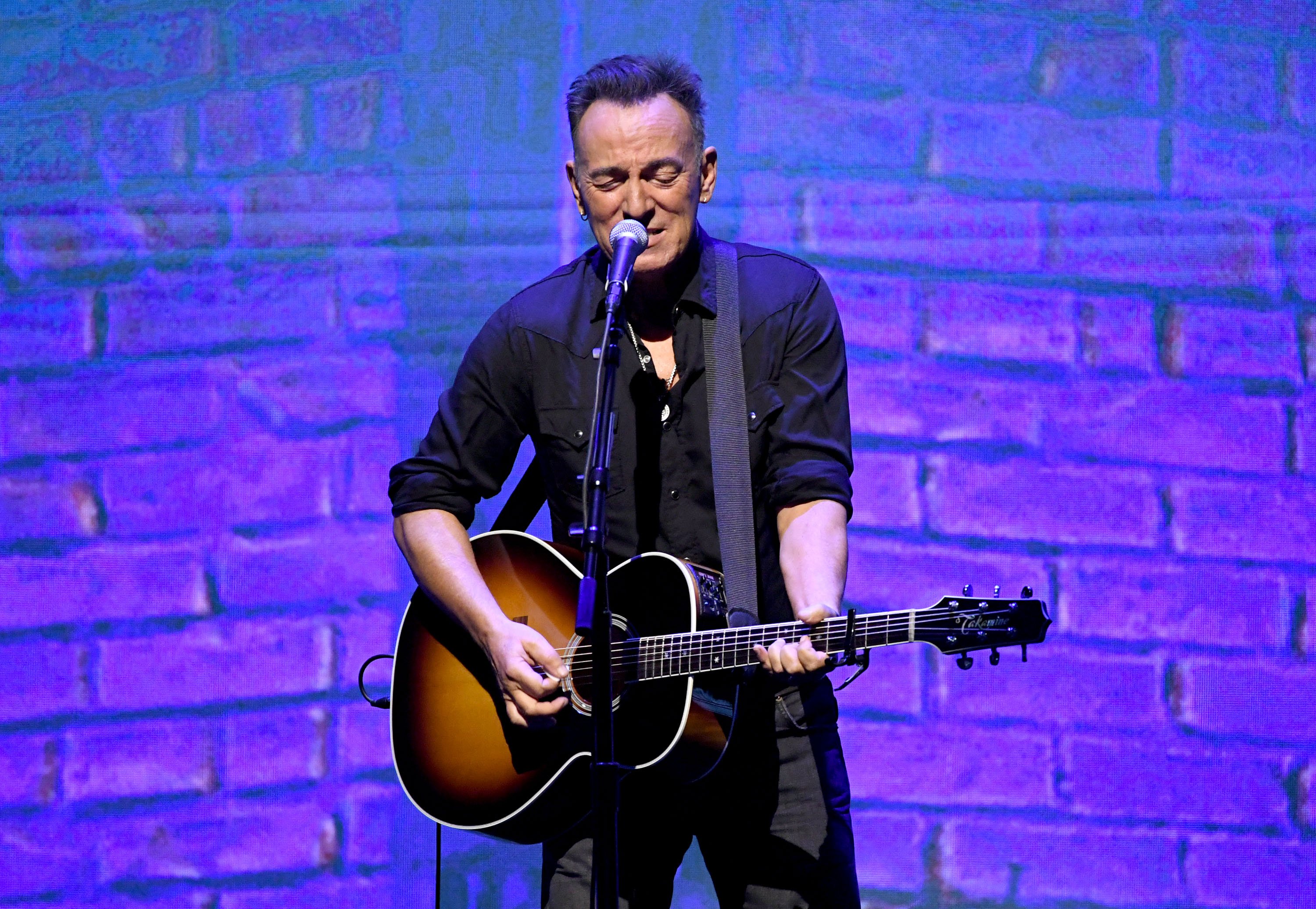 Bruce Springsteen performs at Netflix FYSEE Opening Night 'Springsteen On Broadway'