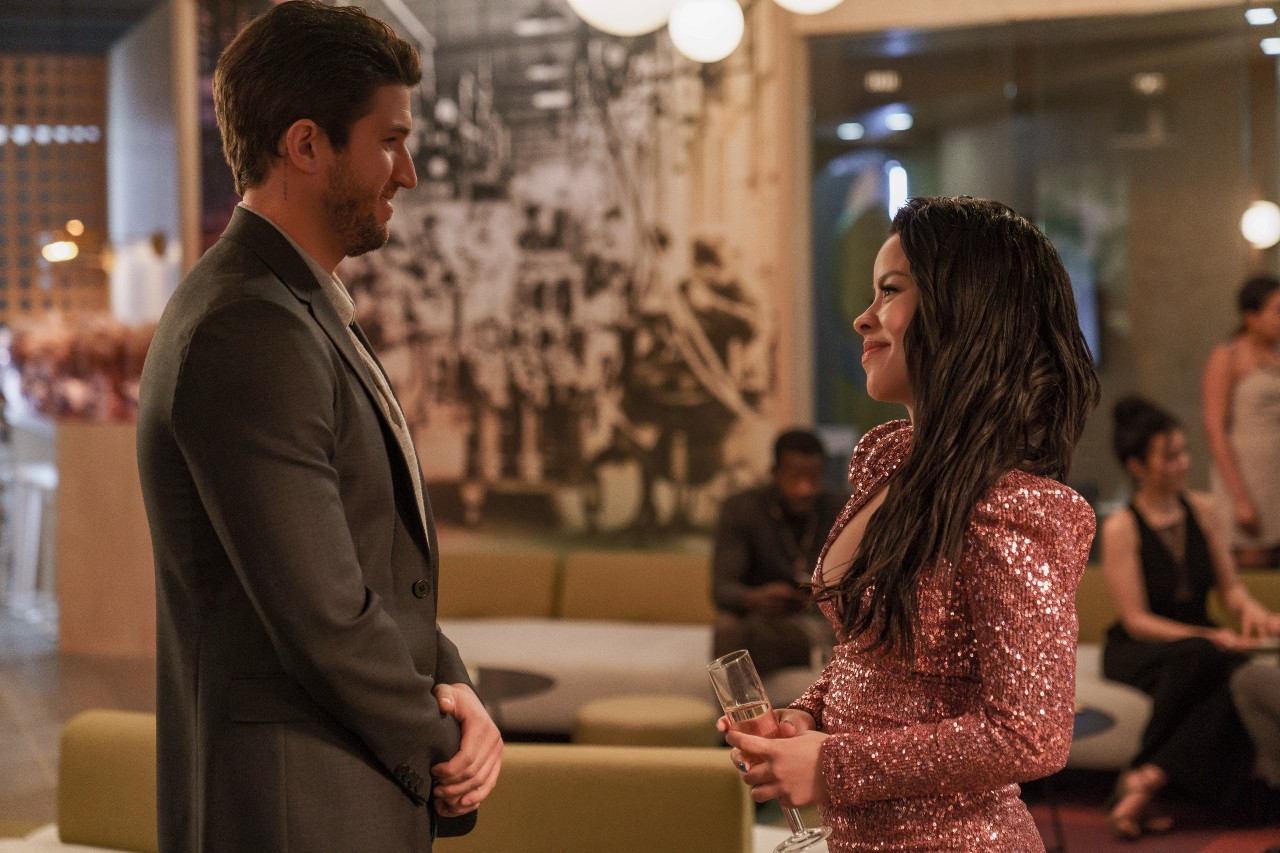 Bryan Craig and Cierra Ramirez play Joaquin Perez and Mariana Adams Foster on Good Trouble.