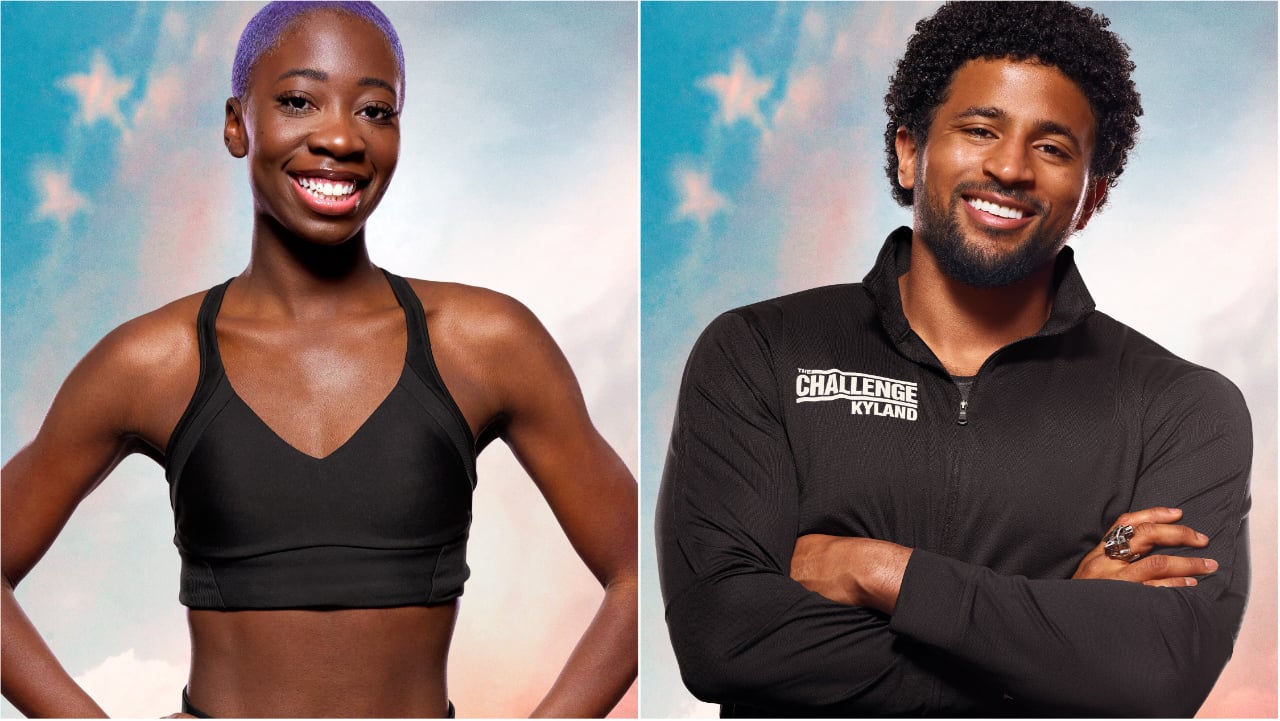 Cashay Proudfoot and Kyland Young pose for 'The Challenge: USA' cast photos
