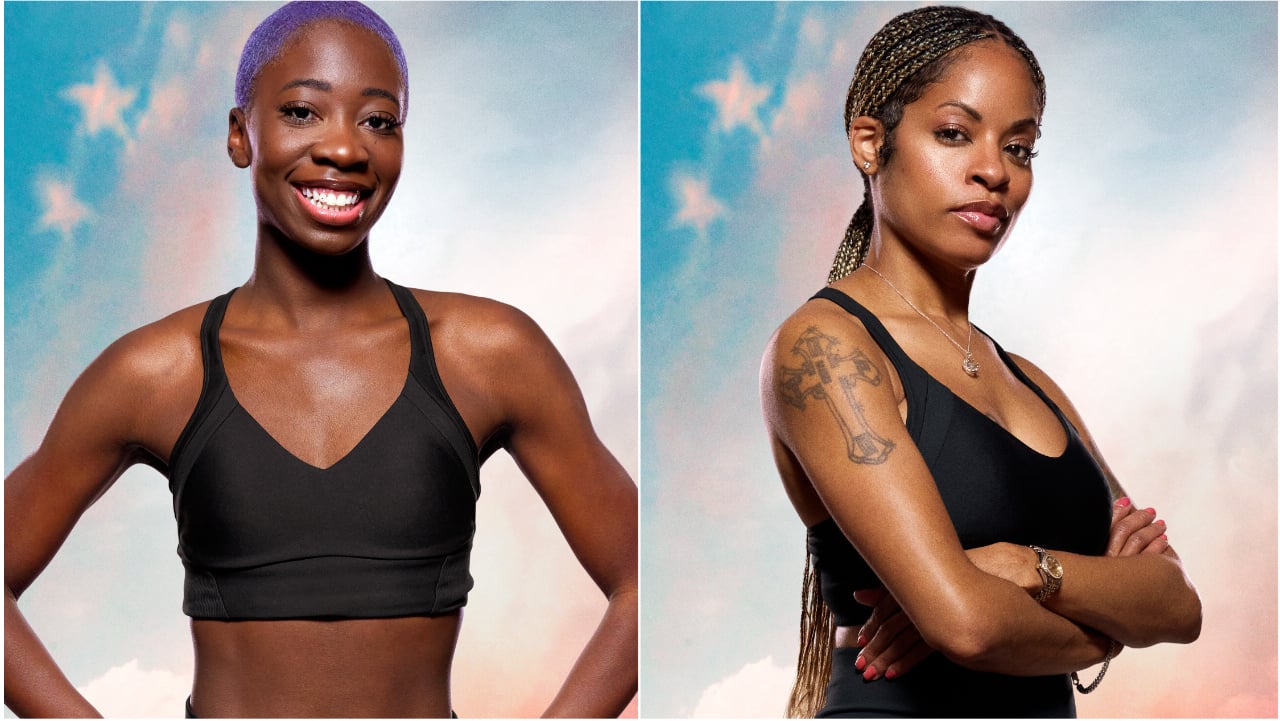 Cashay Proudfoot and Tiffany Mitchell posing for 'The Challenge: USA' cast photos