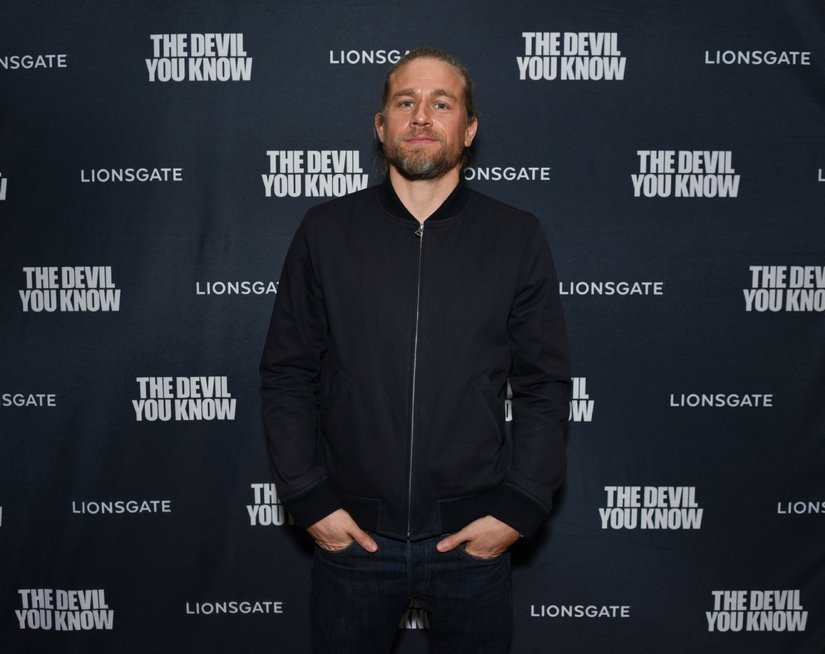 Charlie Hunnam attends the special LA screening for "The Devil You Know" on March 24, 2022 in West Hollywood, California