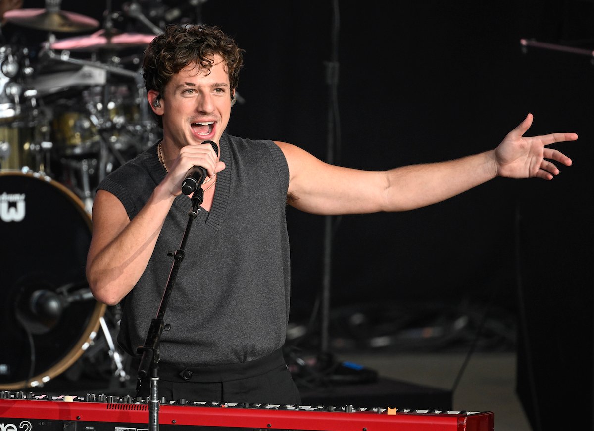 Charlie Puth performing on stage