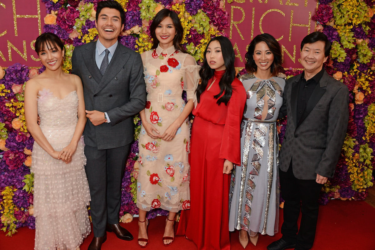 'Crazy Rich Asians' cast members smiling