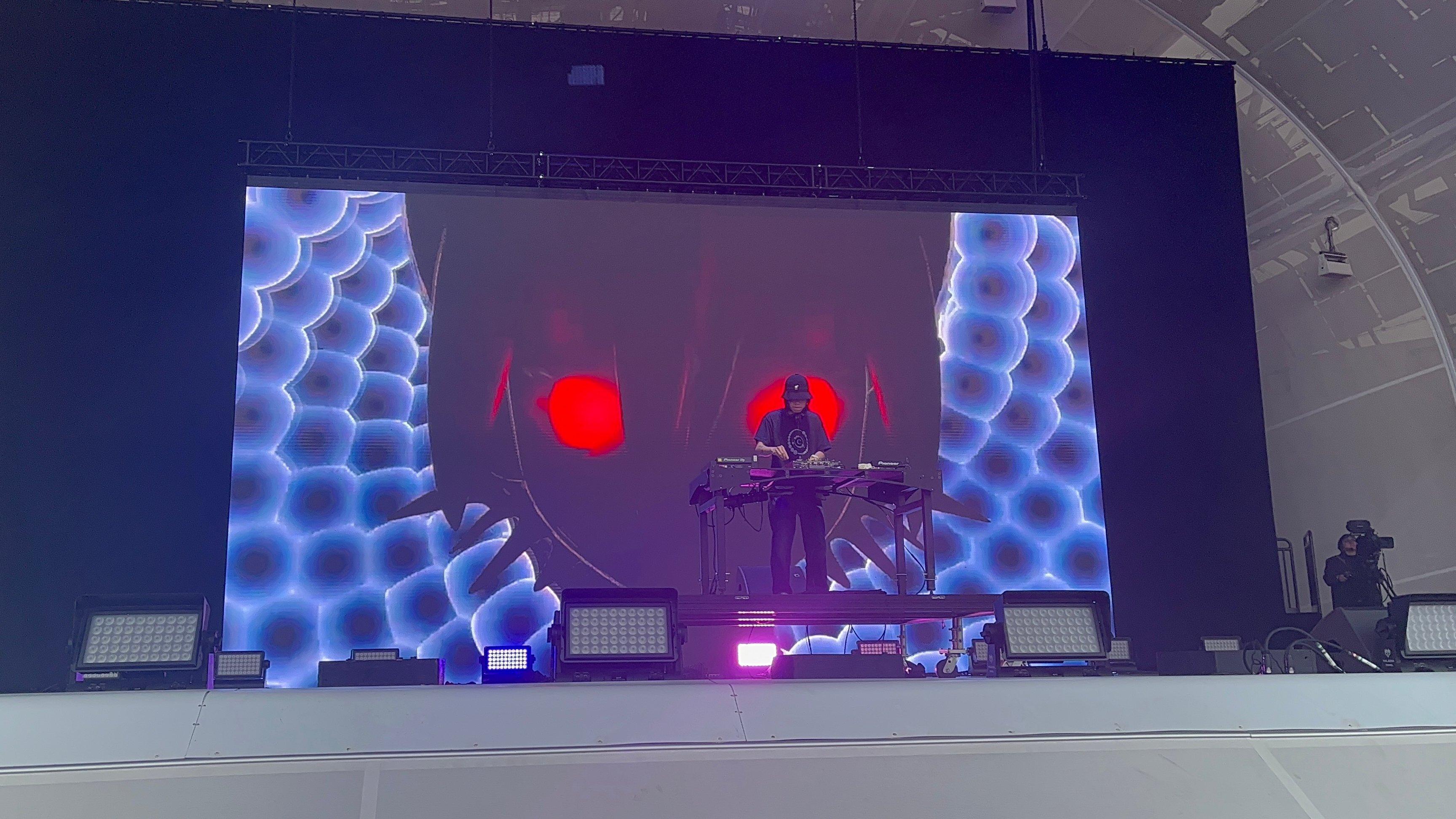 DJ Jun Inagawa performing at The Rady Shell for the Dragon Ball Z Concert Experience at San Diego Comic-Con 2022.