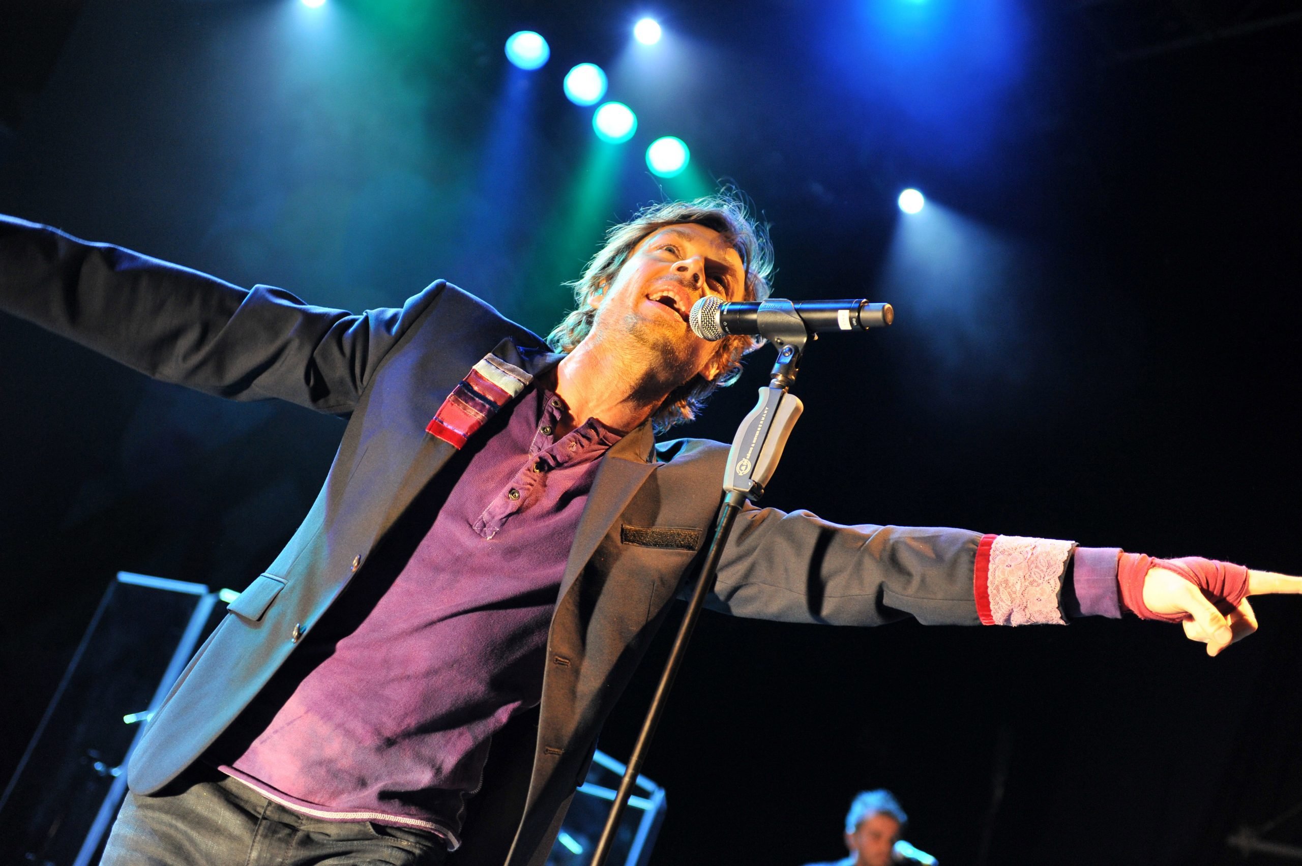 Darren Hayes performs on stage at Shepherds Bush Empire