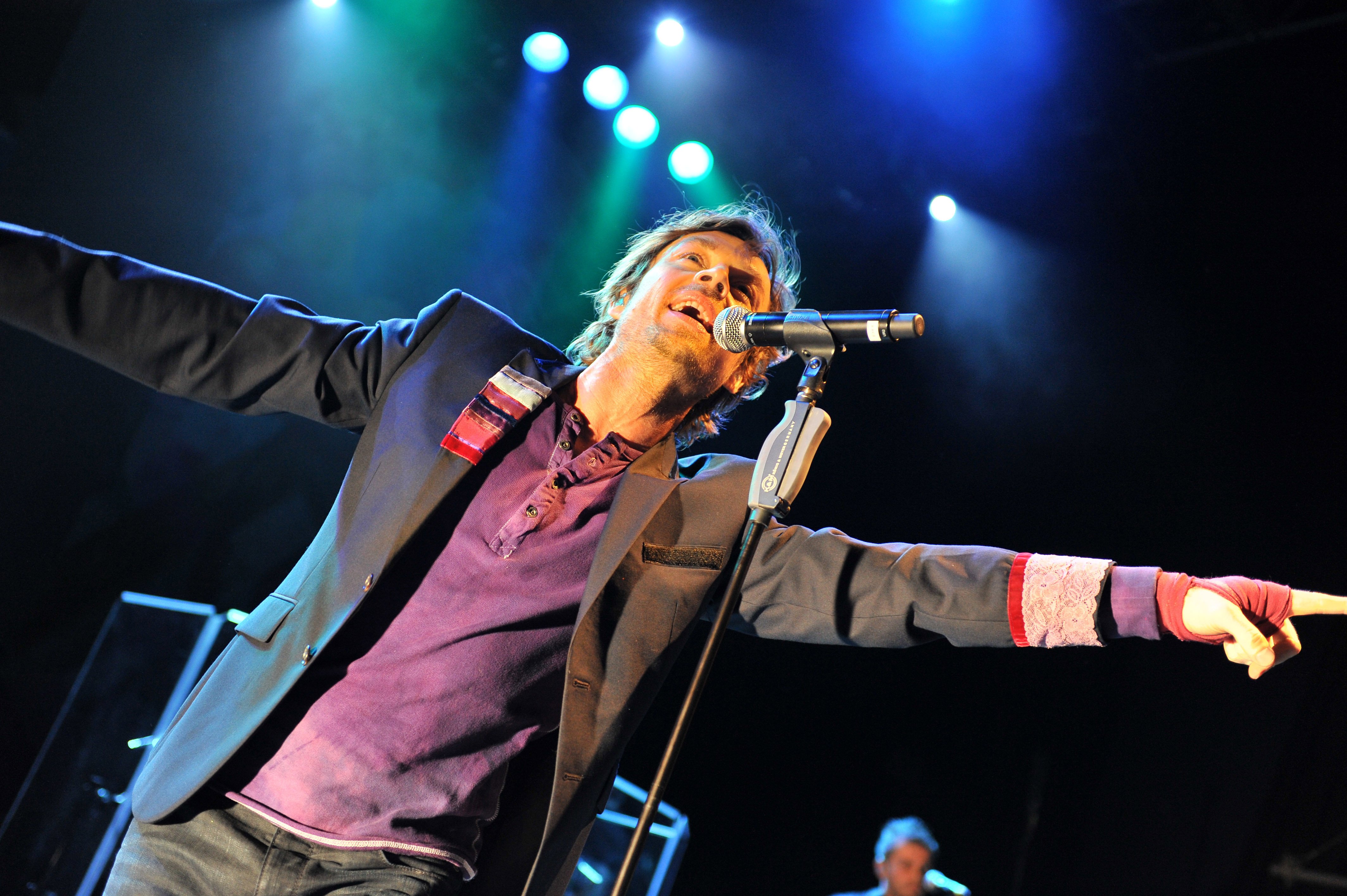 Darren Hayes performs on stage at Shepherds Bush Empire