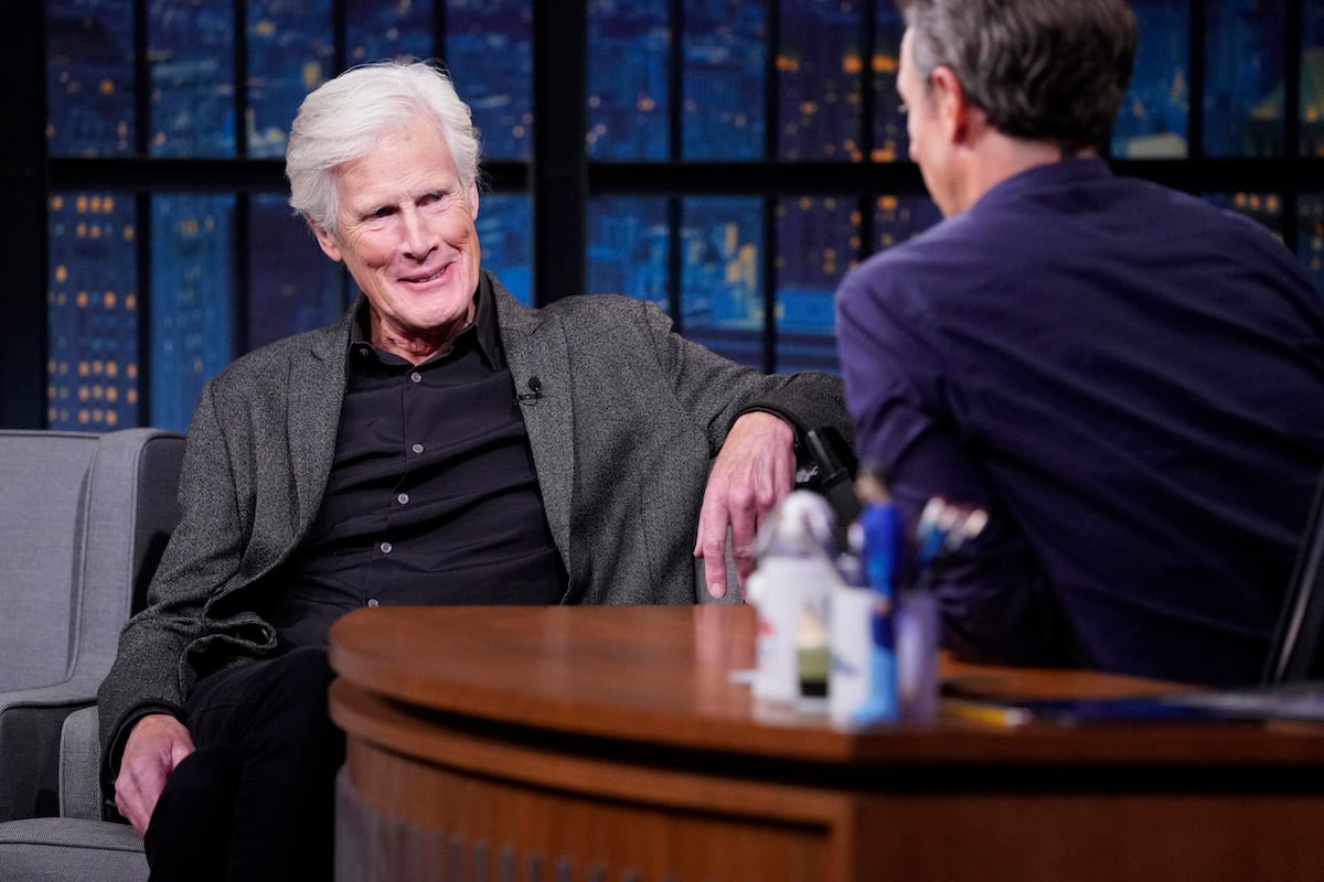 Dateline NBC correspondent, Keith Morrison speaks during an interview with host Seth Meyers