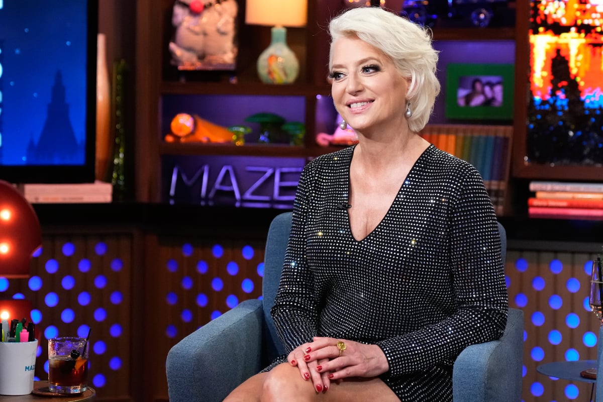 Dorinda Medley smiles for the cameras in an appearance on Watch What Happens Live!