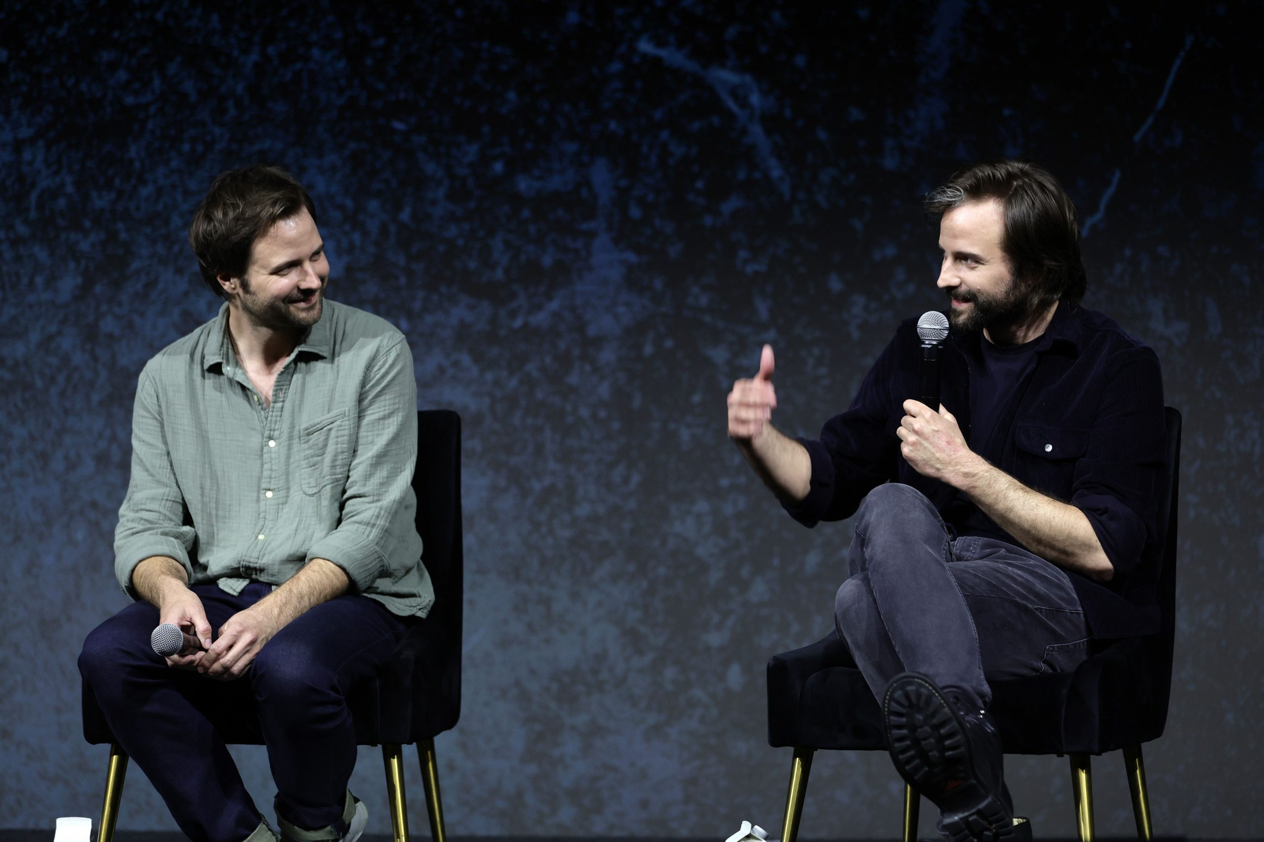 'Stranger Things' creators the Duffer brothers (Ross and Matt) speak at Netflix's FYSEE Storytellers at Raleigh Studios Hollywood