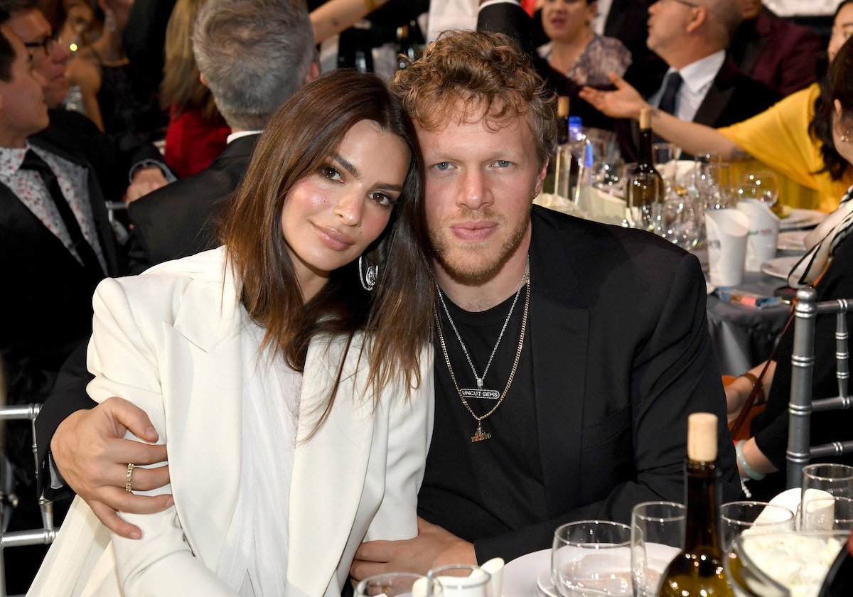 Emily Ratajkowski and Sebastian Bear-McClard attend the 25th Annual Critics' Choice Awards