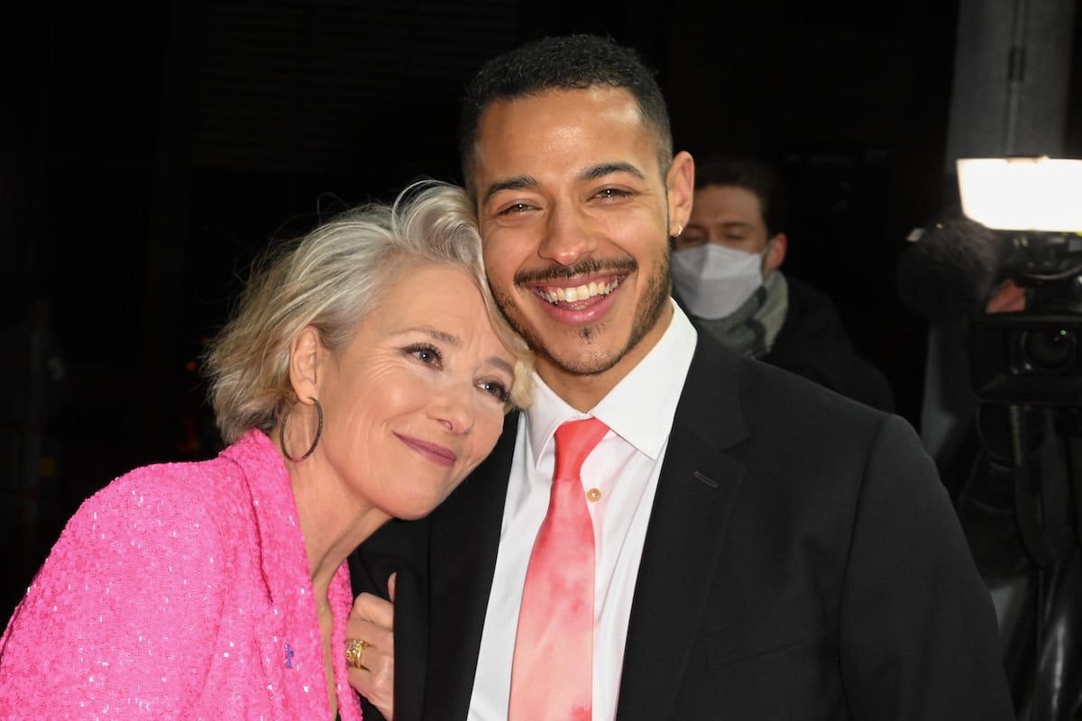 Actress Emma Thompson and actor Daryl McCormack attend the "Good Luck to You, Leo Grande" premiere