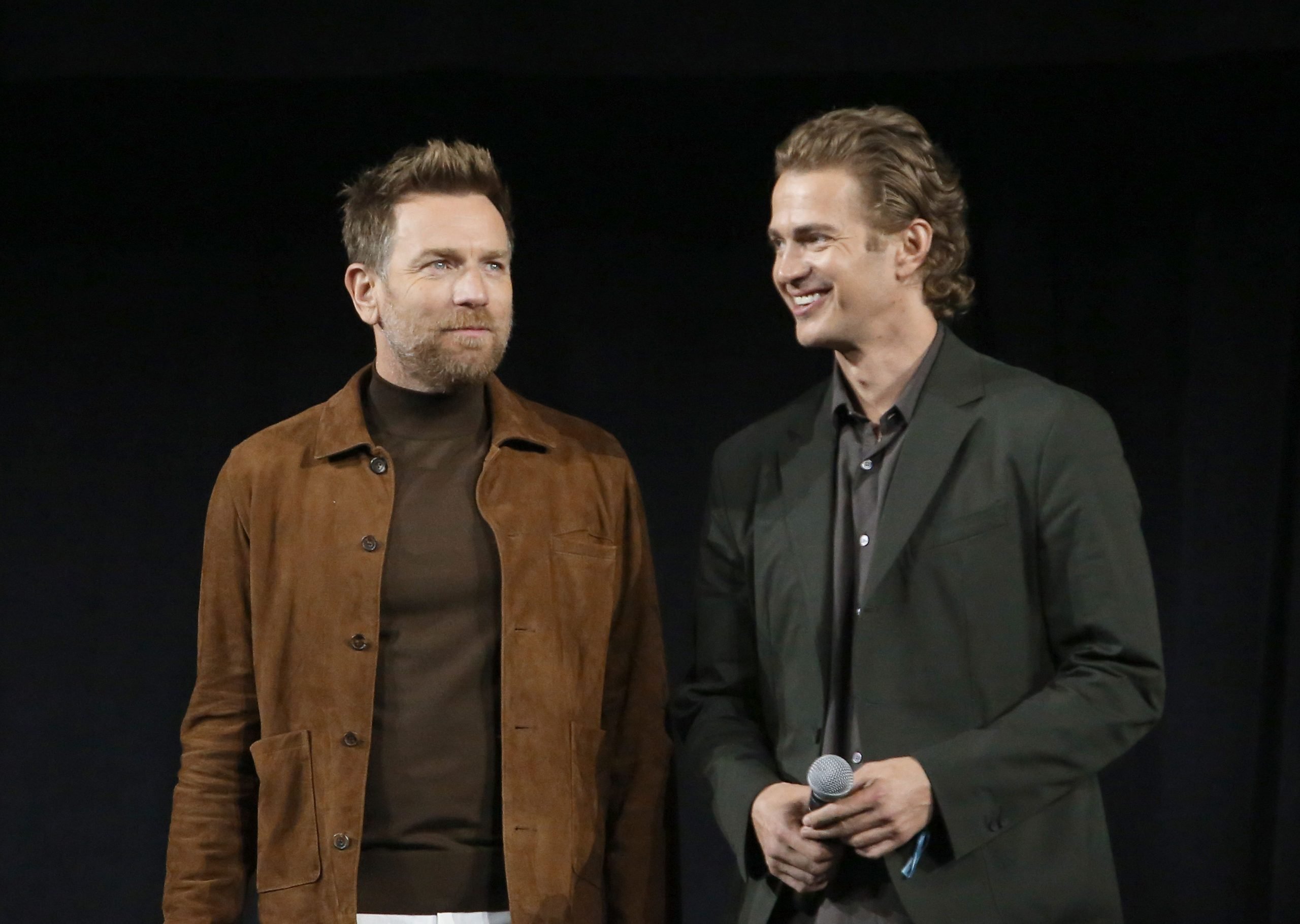 Prequels actors Ewan McGregor and Hayden Christensen attend Star Wars celebration 2022 in Anaheim