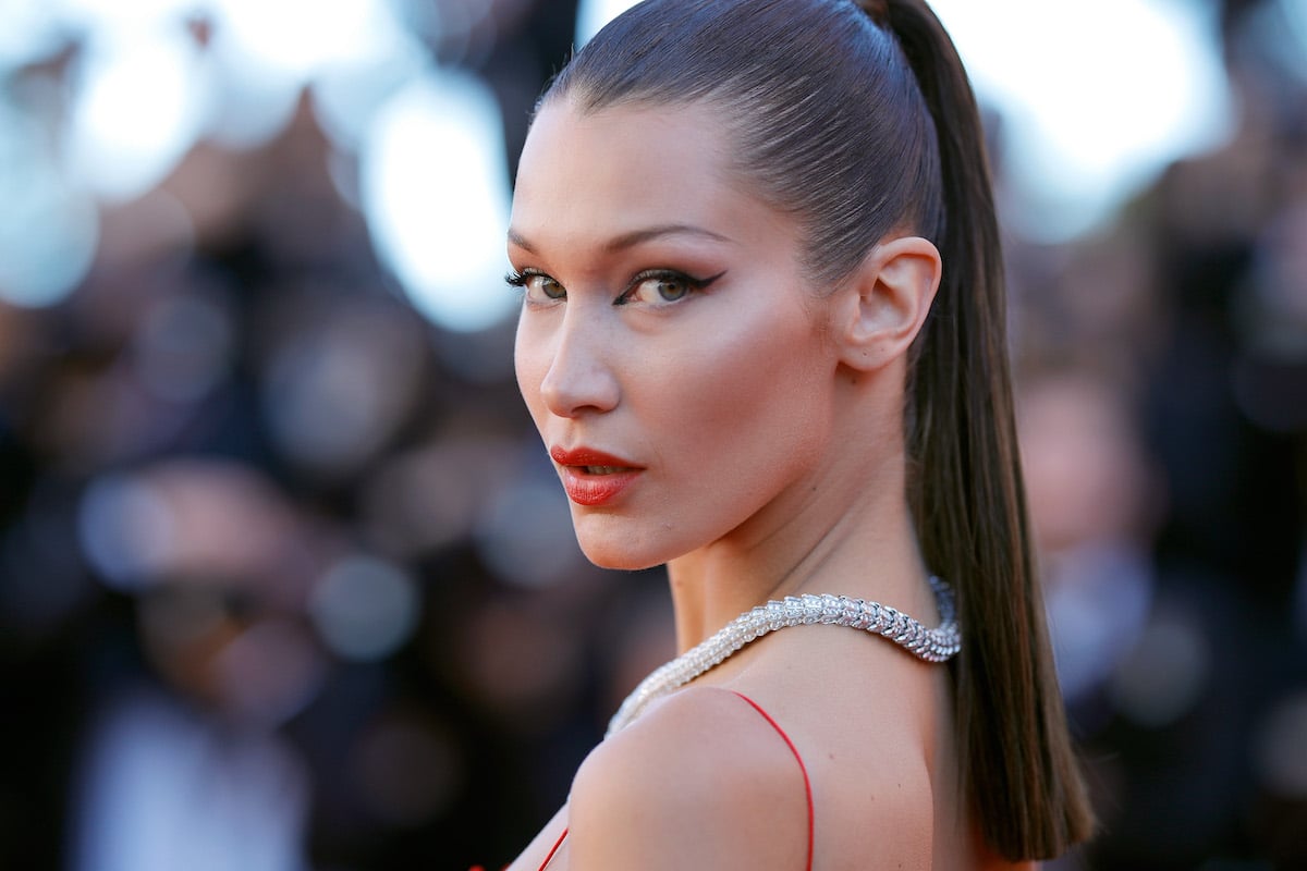 face lift tape celebrity beauty hack trick Bella Hadid, what is face lift tape