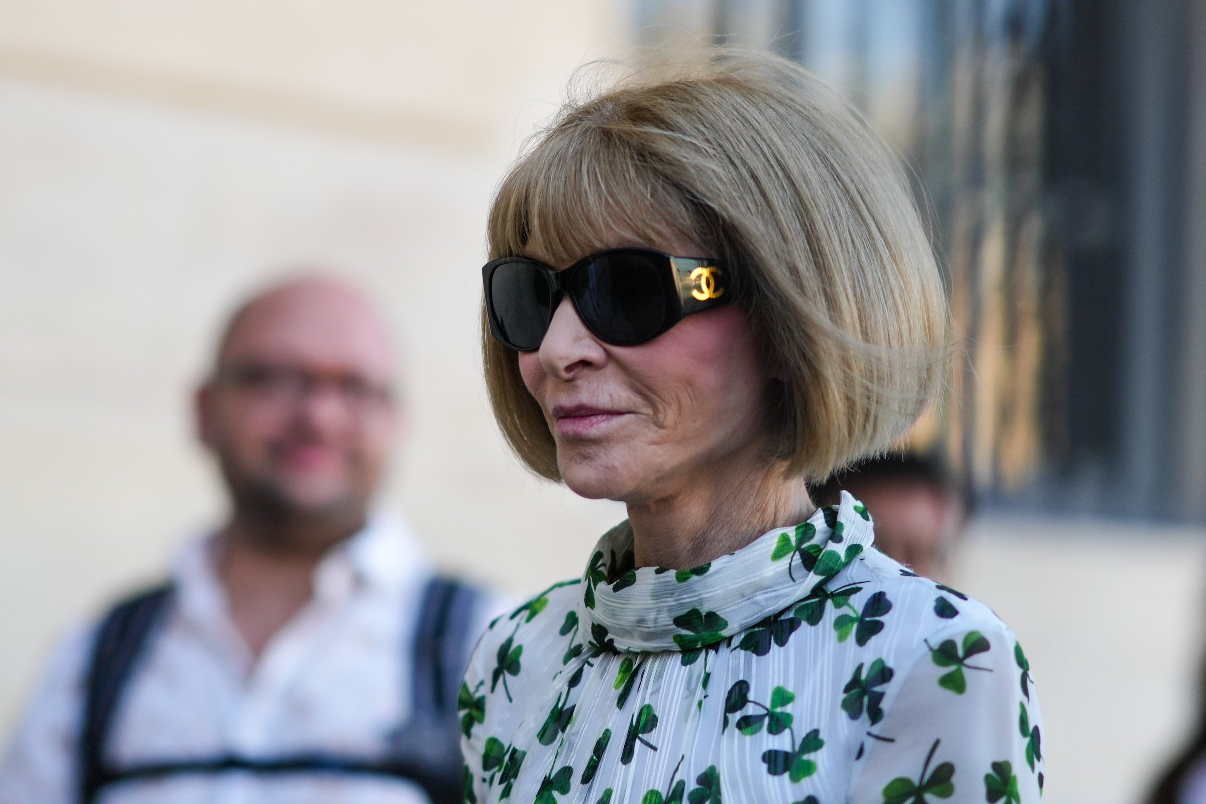 Anna Wintour, who reportedly set up Bradley Cooper and Huma Abedin