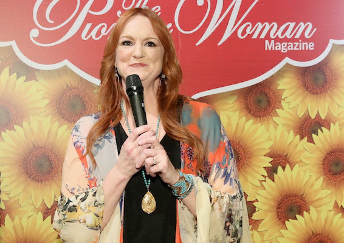 Ree Drummond, who has a lower carb eggs benedict recipe, smiles as she speaks into a microphone