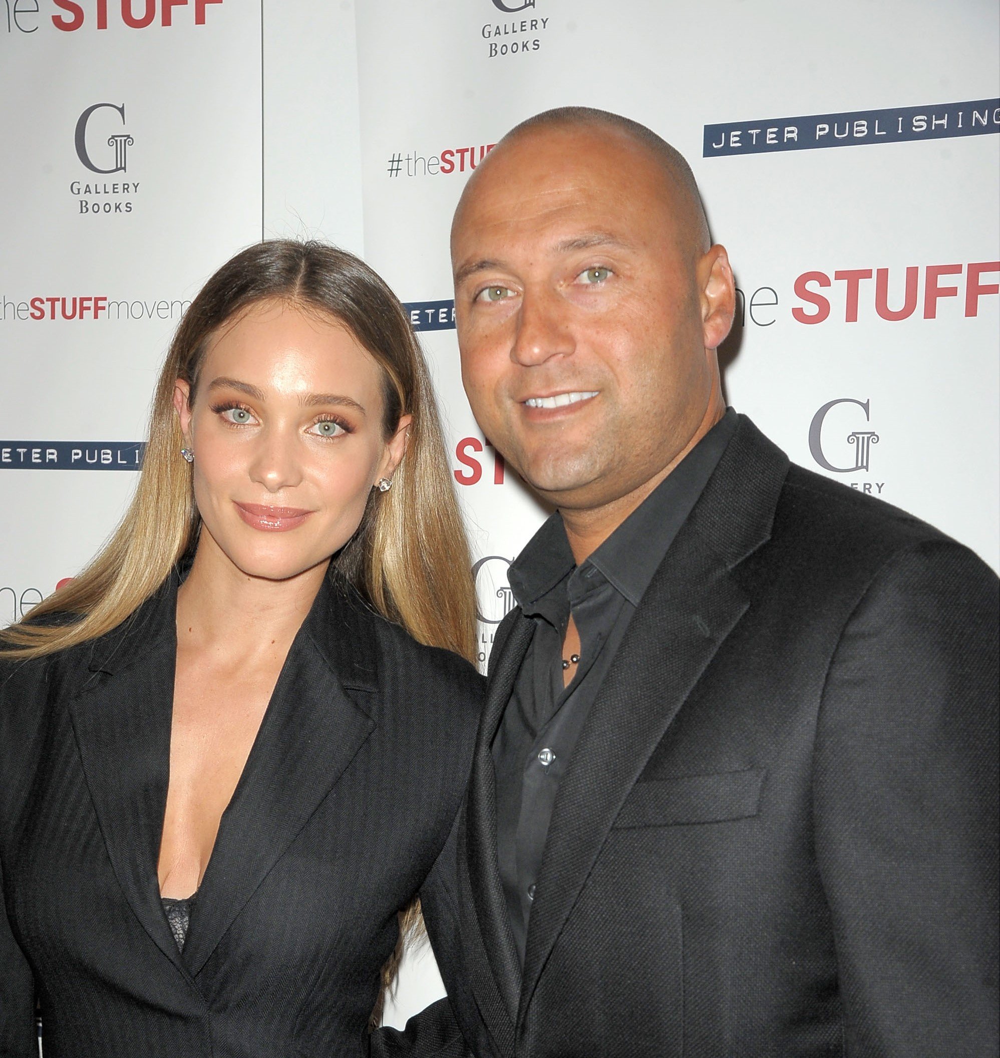 Hannah Davis Jeter and Derek Jeter, who is older than his wife, smile at event in NYC