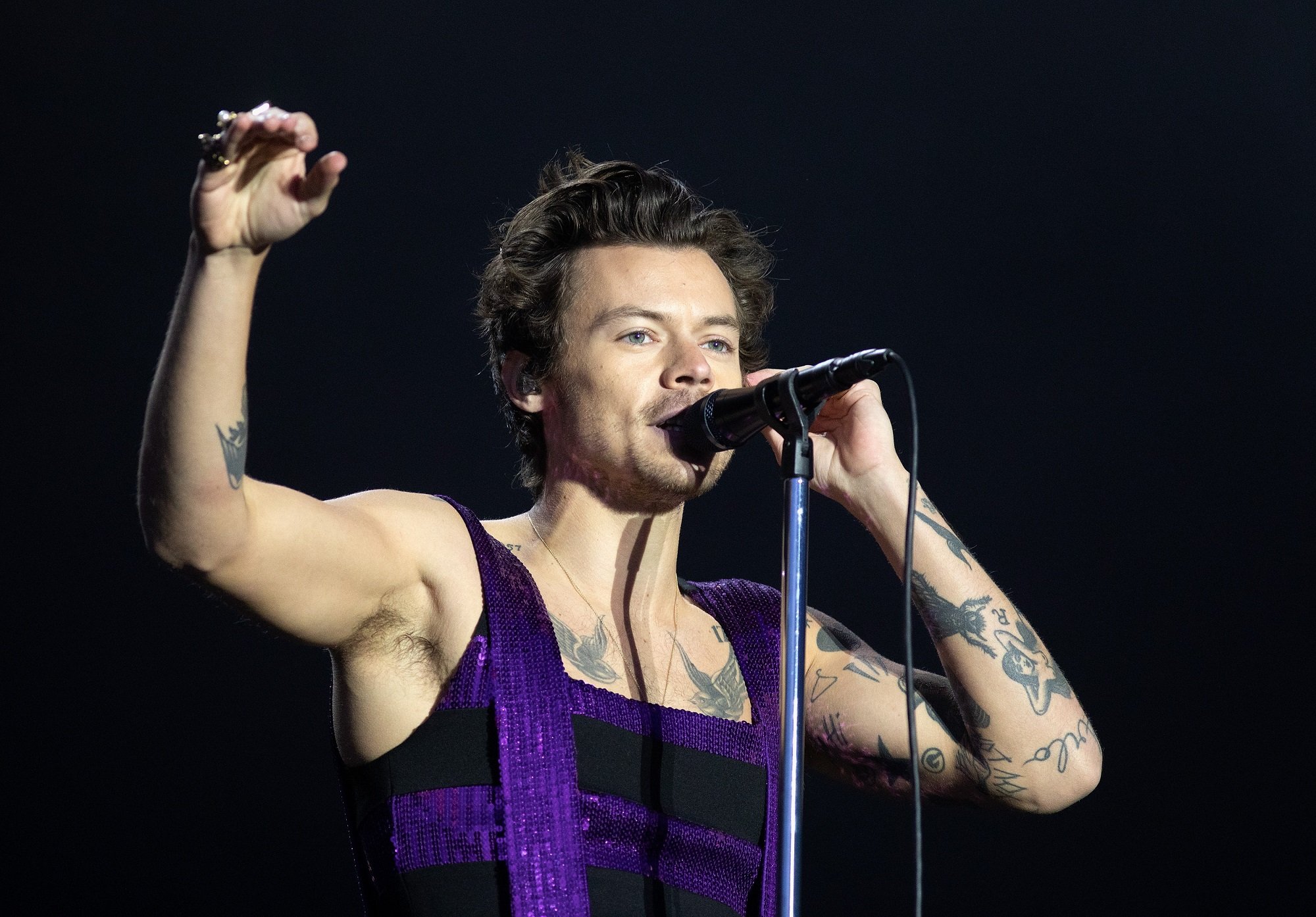 Harry Styles performs at Radio 1's Big Weekend 2022