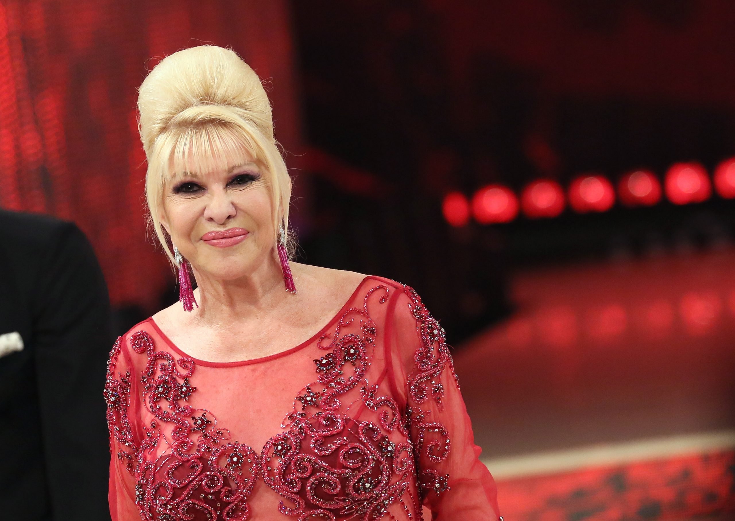 Ivana Trump, first wife of Donald Trump, appears on the Italian TV show, Ballando Con Le Stelle (Dancing With the Stars)