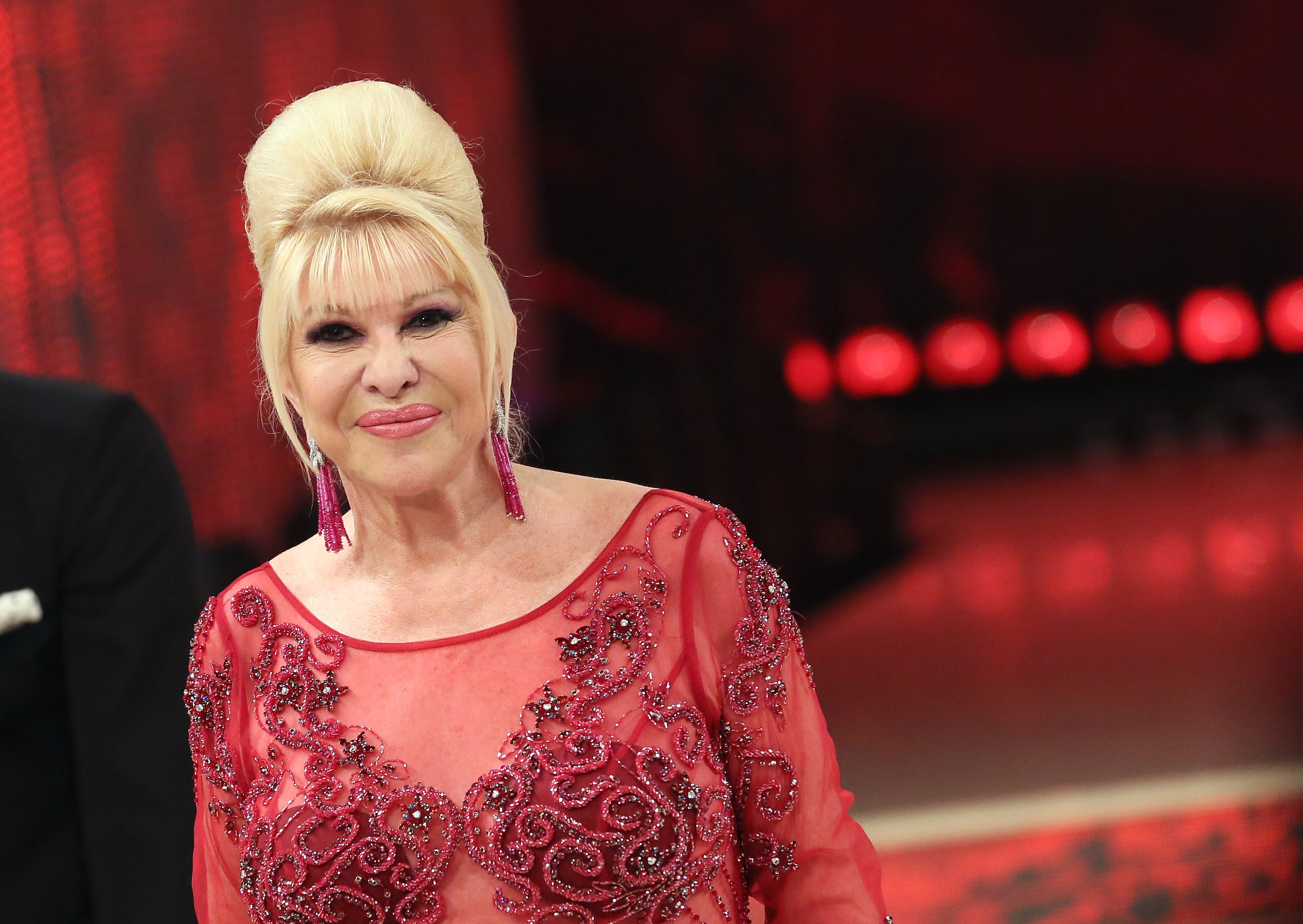 Ivana Trump, first wife of Donald Trump, appears on the Italian TV show, Ballando Con Le Stelle (Dancing With the Stars)