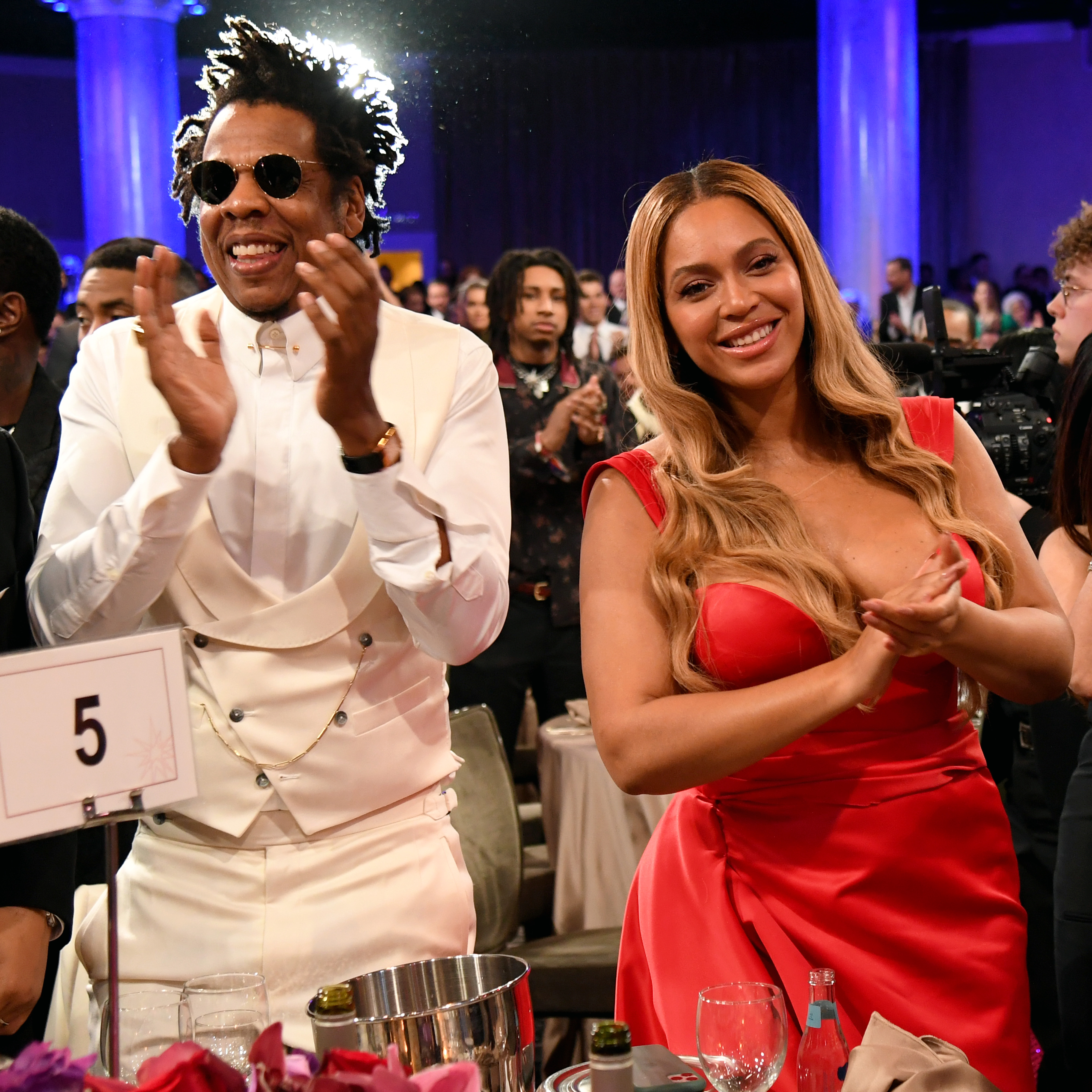 Jay-Z and Beyoncé attend the Pre-GRAMMY Gala