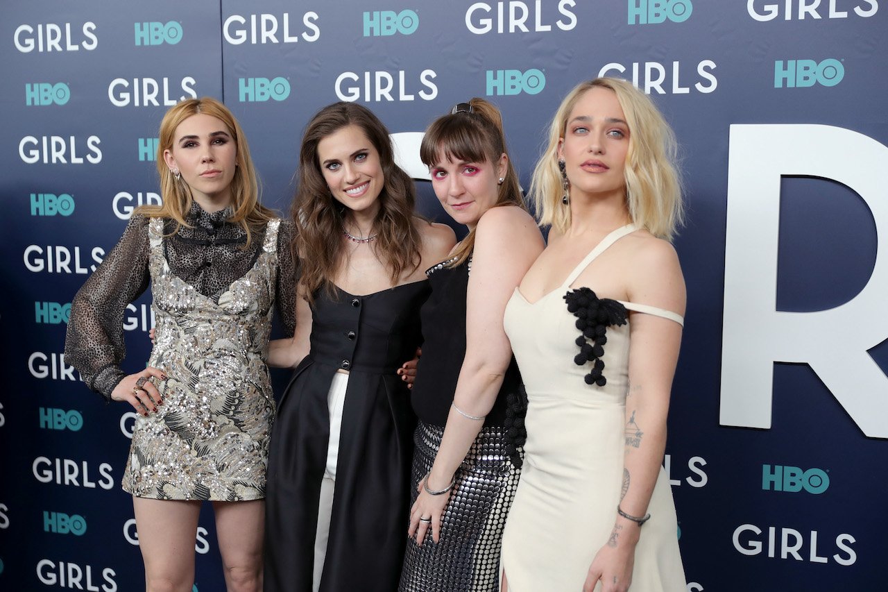 Jemimia Kirke with the cast of 'Girls;' Kirke initially turned down the role