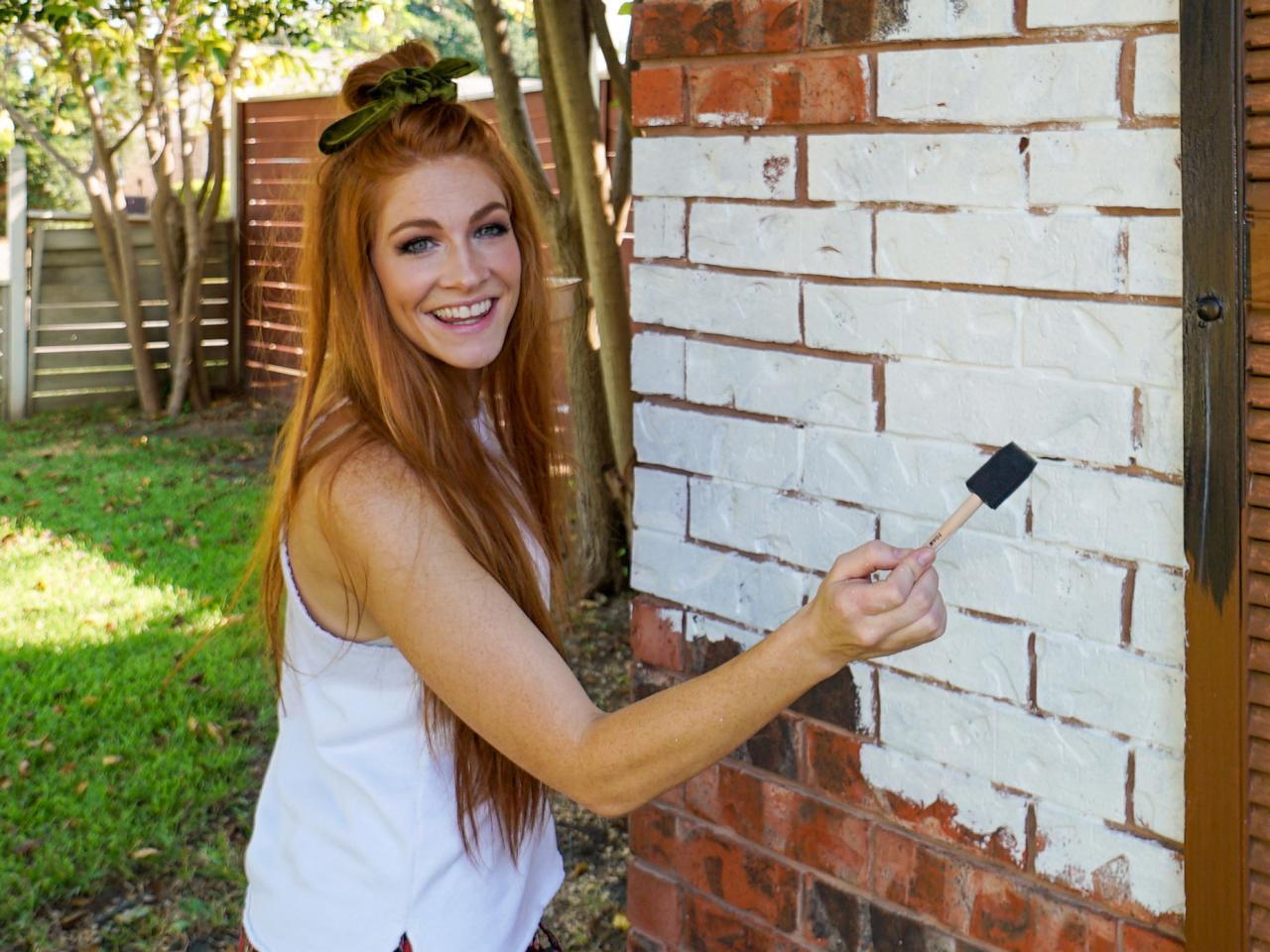 Jenn Todryk, shown painting for her HGTV show, has money saving tips for renovations