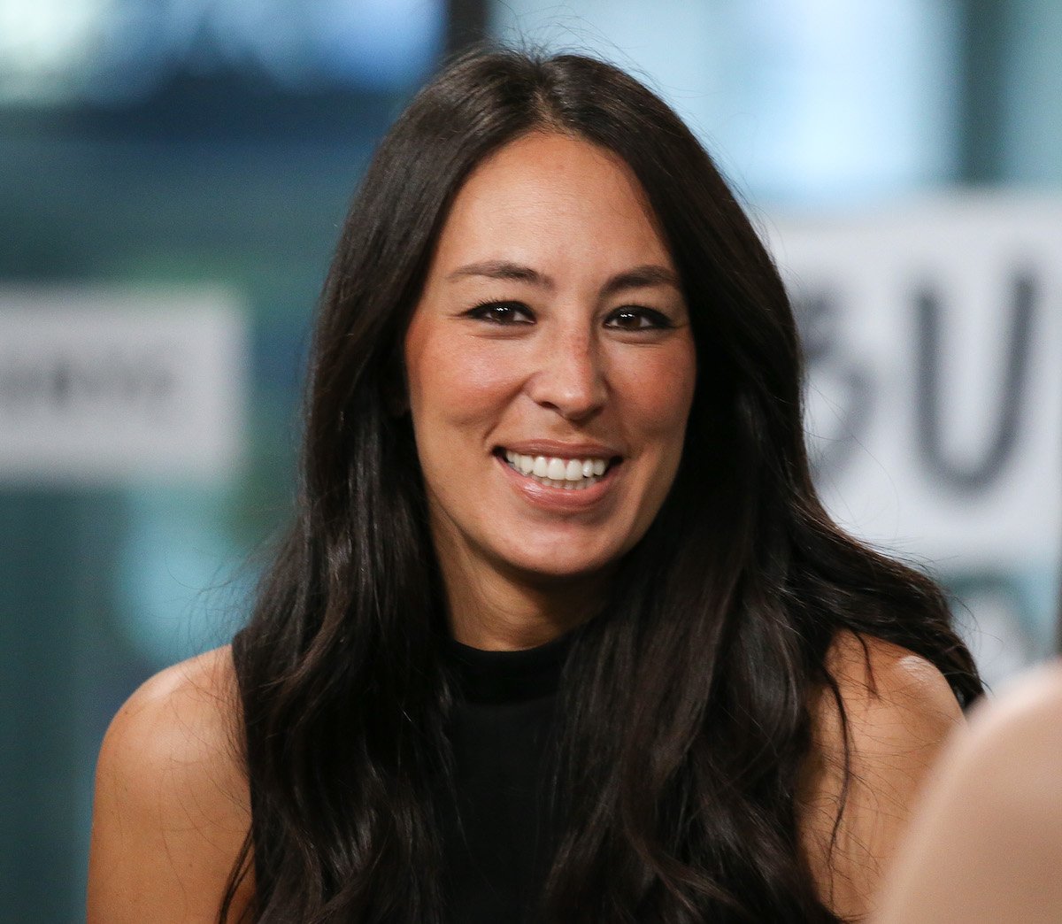 Joanna Gaines, who is passionate about baking, smiles for the camera.