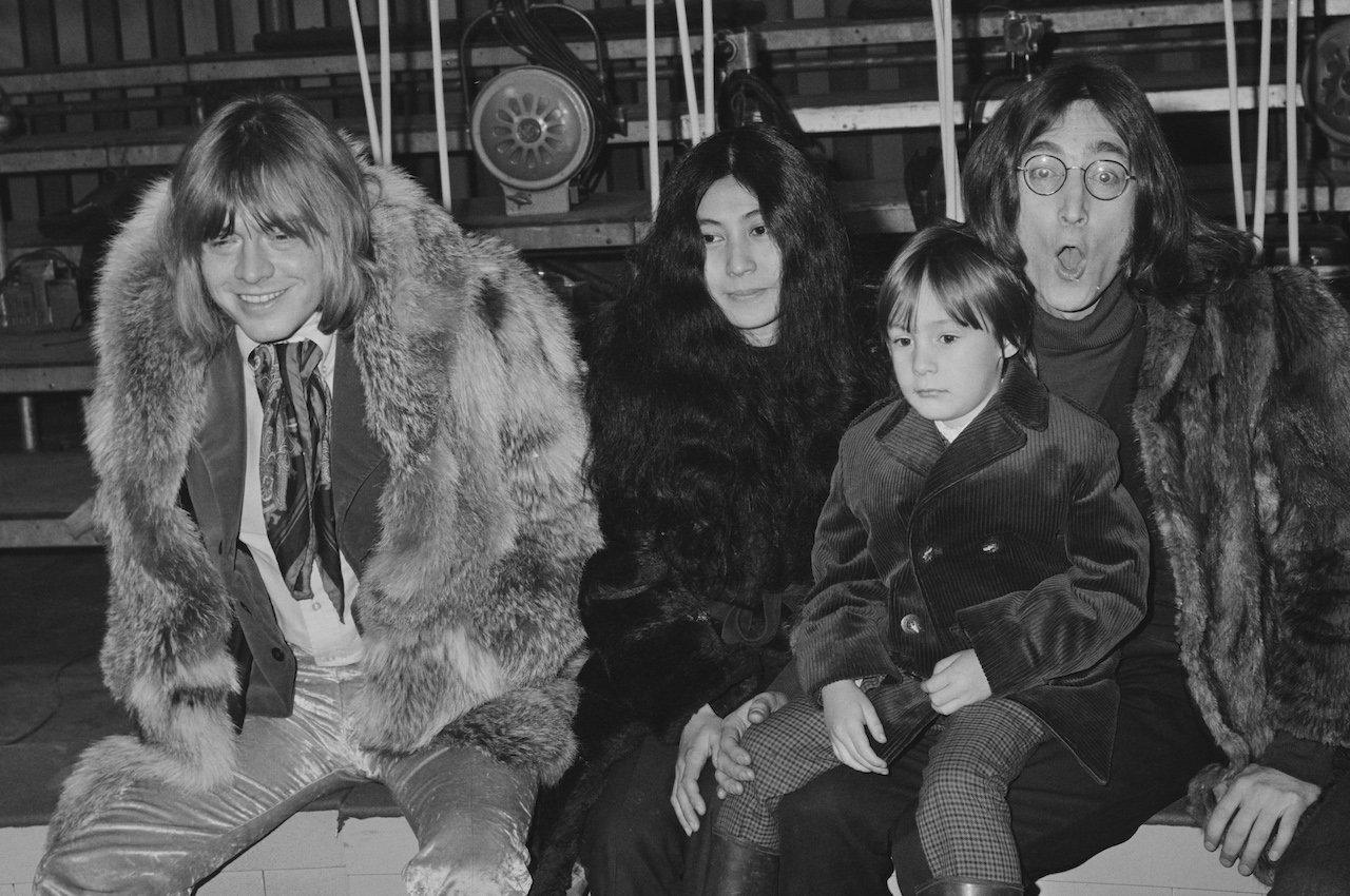 John Lennon said Julian Lennon, pictured with Yoko Ono in 1968, would have preferred Paul McCartney as his father