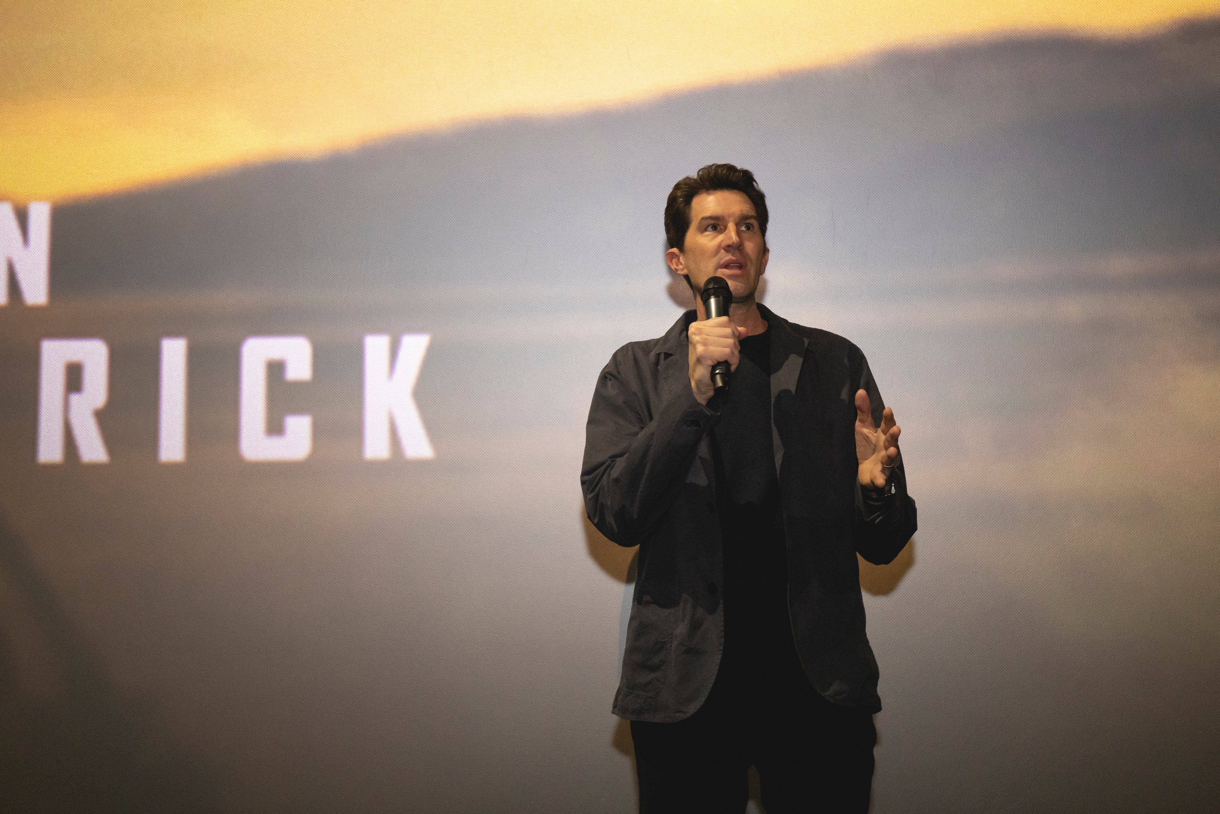 Director Joseph Kosinski attends the premiere of Top Gun: Maverick in Barcelona, Spain
