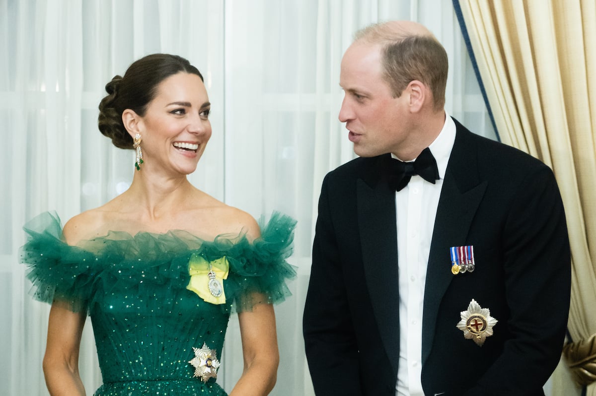 Kate Middleton and Prince William, smiling