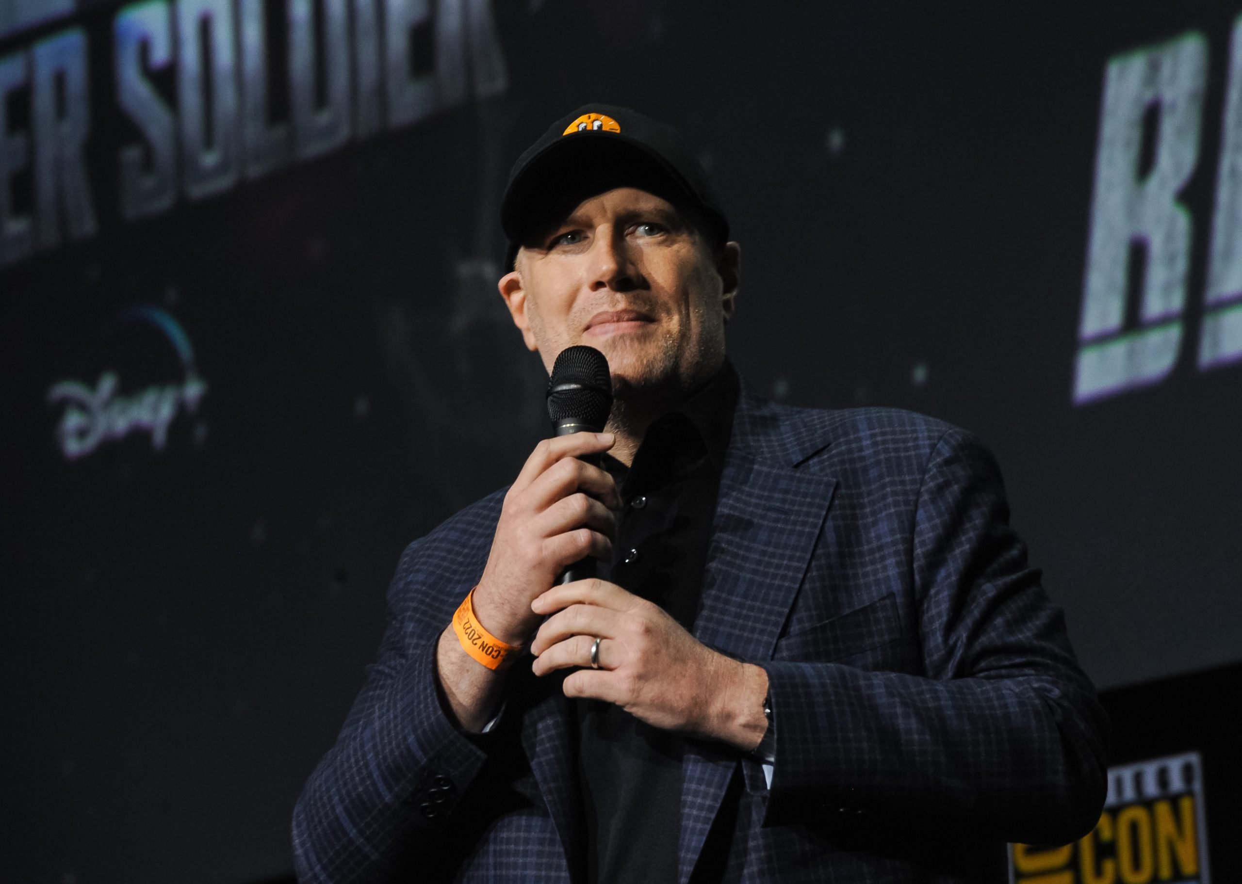 Kevin Feige, who spearheaded Phase 4 of the MCU, wears