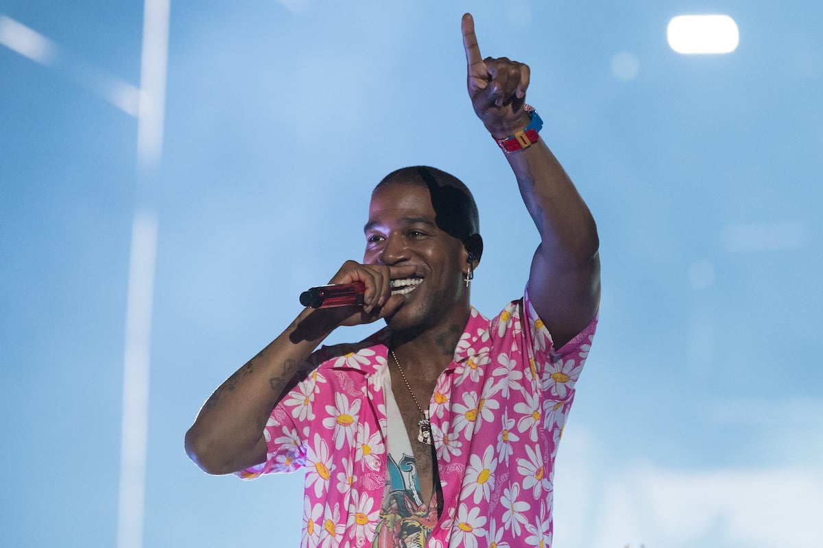 Rapper Kid Cudi performs onstage during Rolling Loud Miami 2022