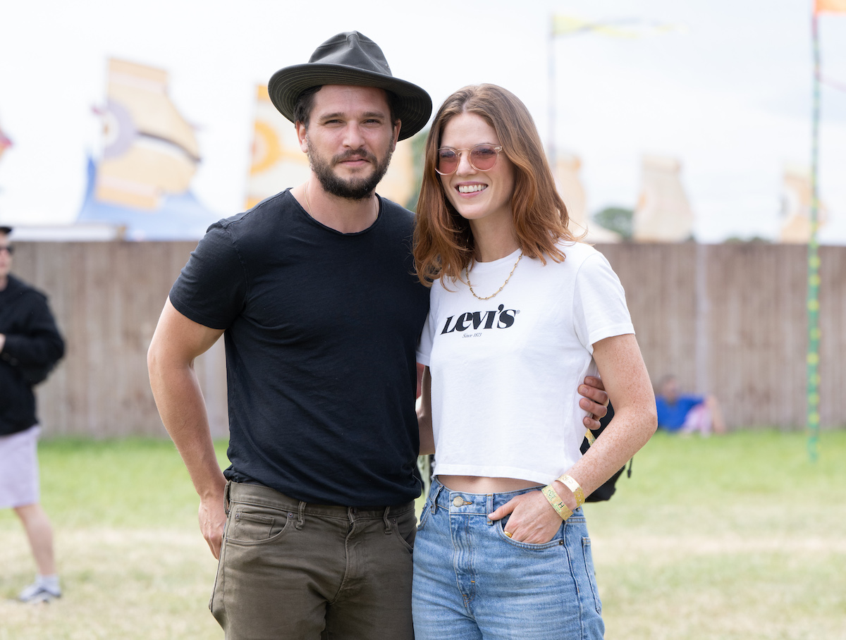 Kit Harington and Rose Leslie attend Glastonbury Festival in 2022