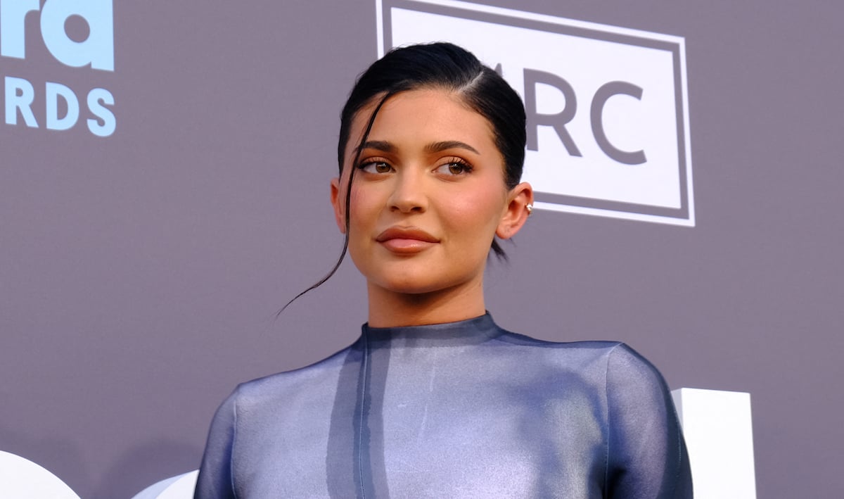 Kylie Jenner, who fans think is pregnant with babe number three, poses at an event.