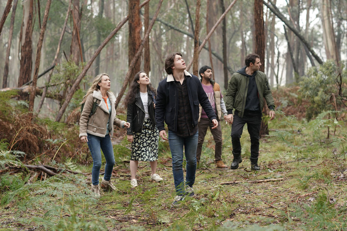 'La Brea' cast members in the woods