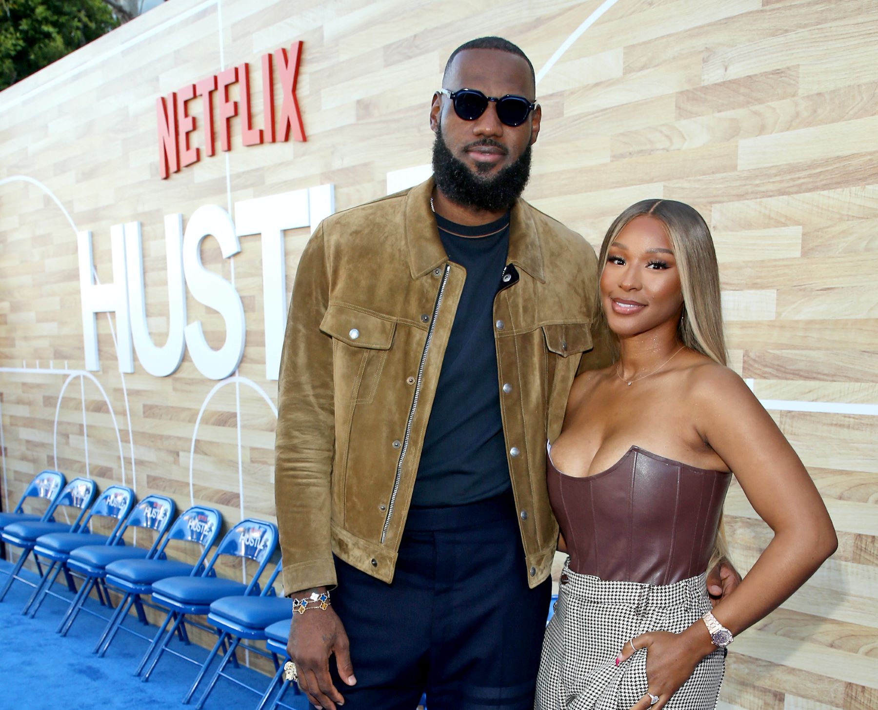 LeBron James and Savannah James at the Netflix World Premiere of 'Hustle' in Los Angeles, California