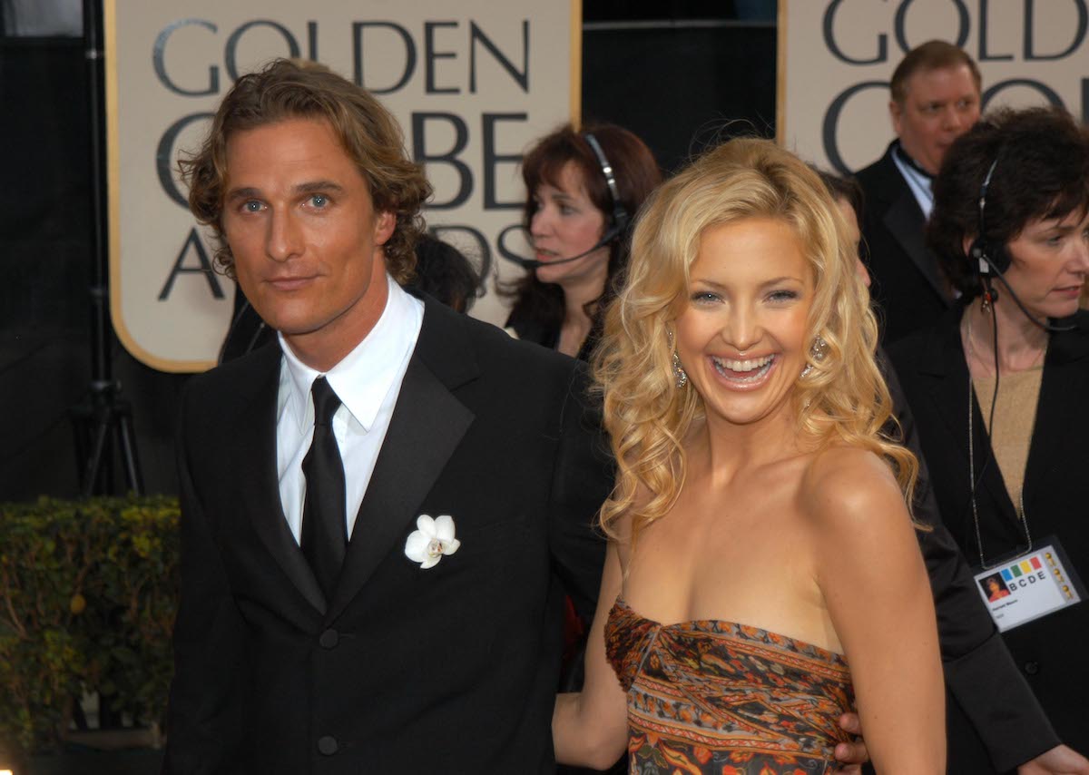 Matthew McConaughey and Kate Hudson smiling
