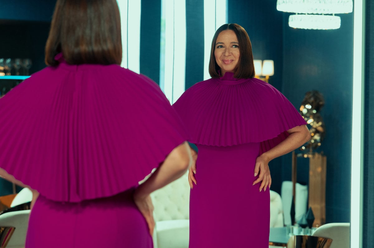 Maya Rudolph wears a purple gown in 'Loot' Season 1 Episode 6: 'The Philanthropic Humanitarian Awards'