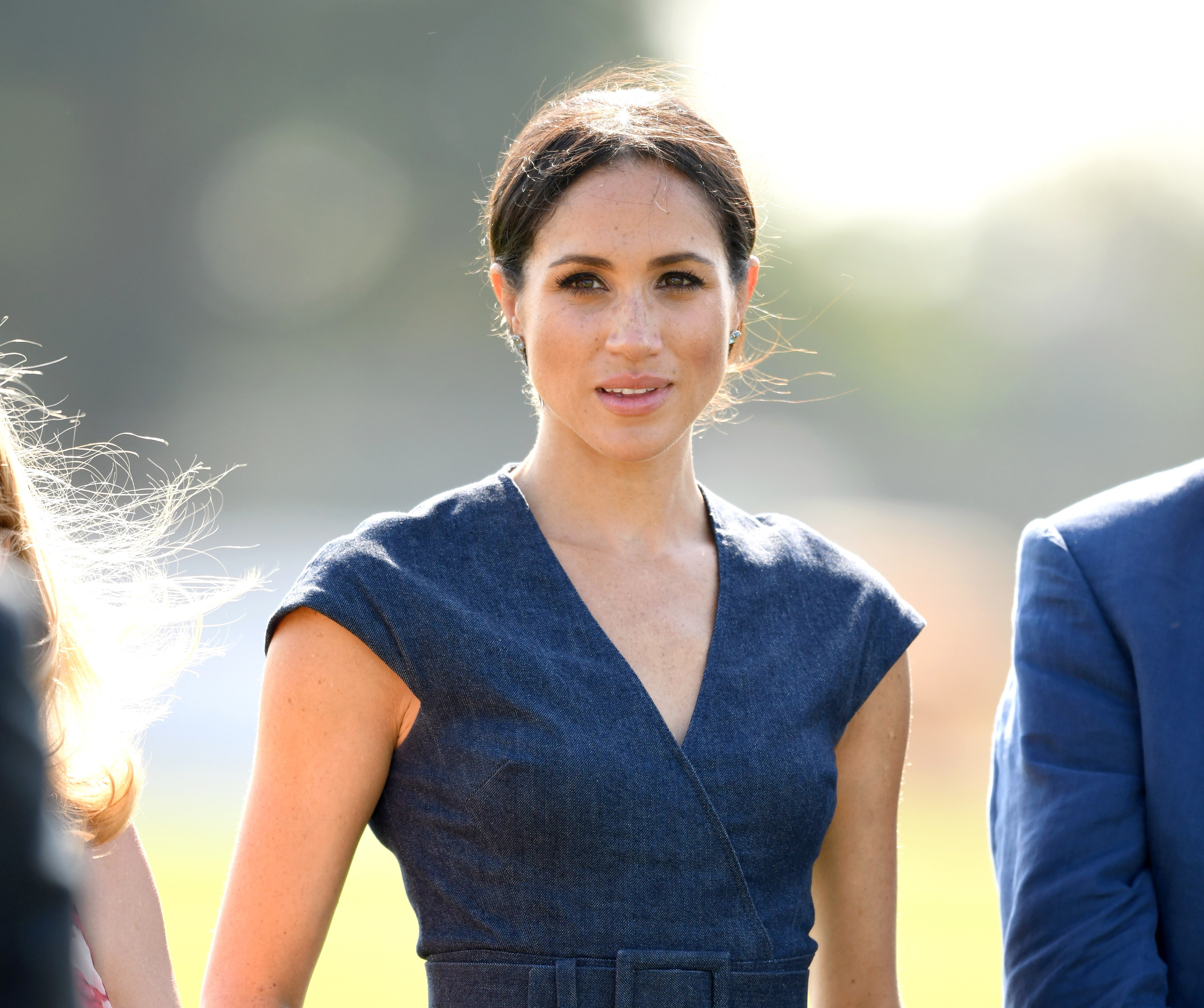 Meghan Markle photographed at the Sentebale ISPS Handa Polo Cup