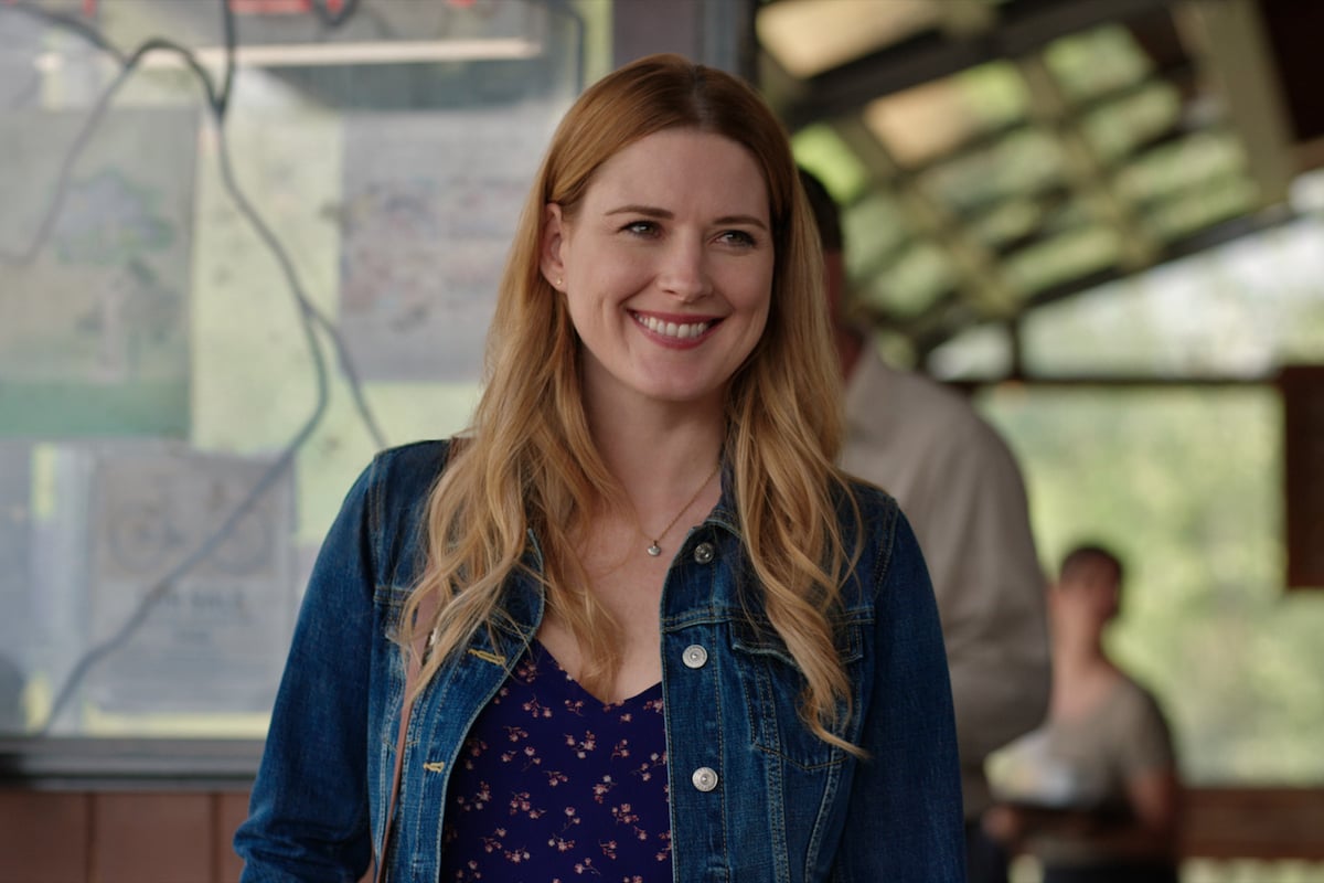 Alexandra Breckenridge as Mel Monroe smiling on 'Virgin River' | Netflix