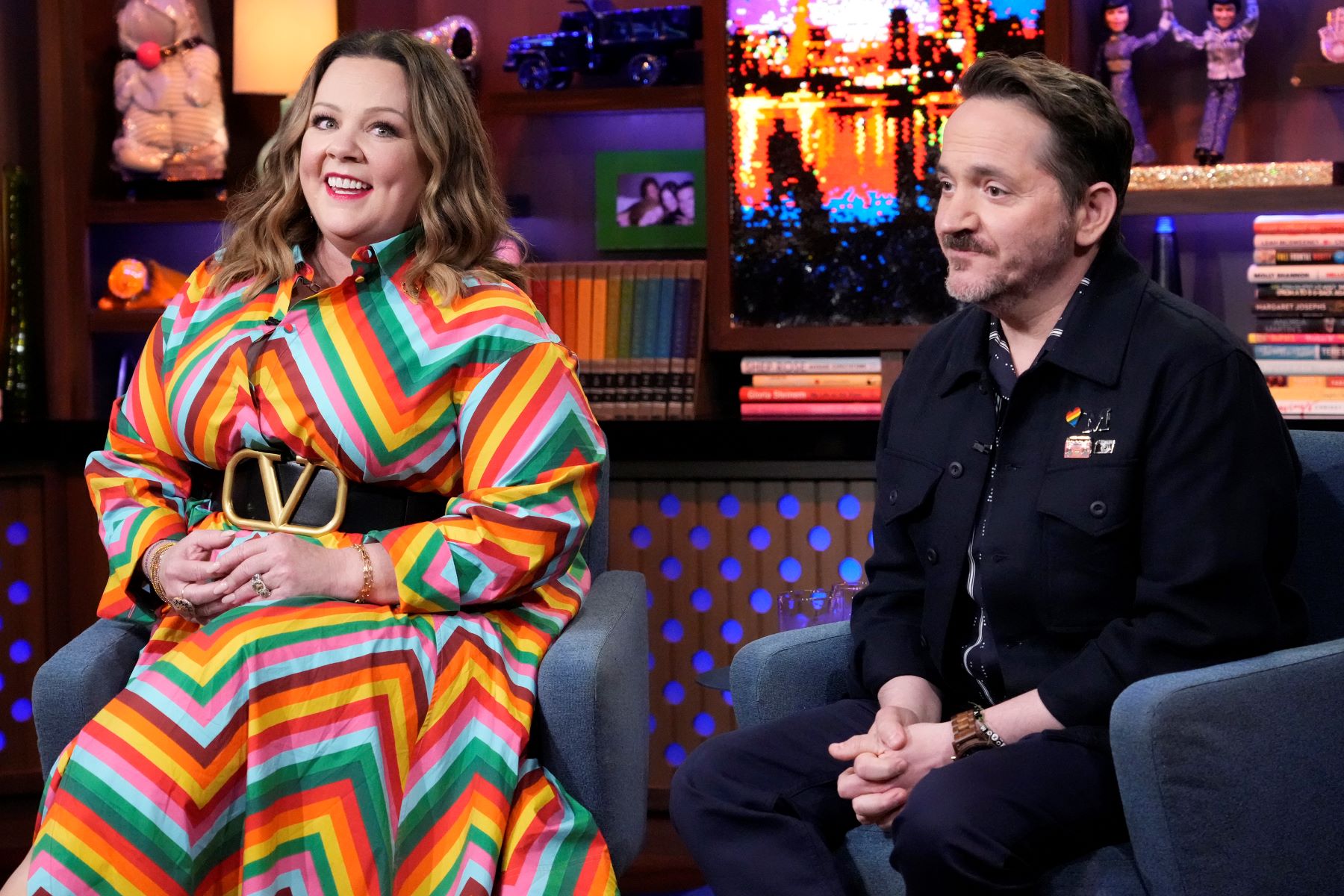 Melissa McCarthy and Ben Falcone on 'Watch What Happens Live With Andy Cohen'