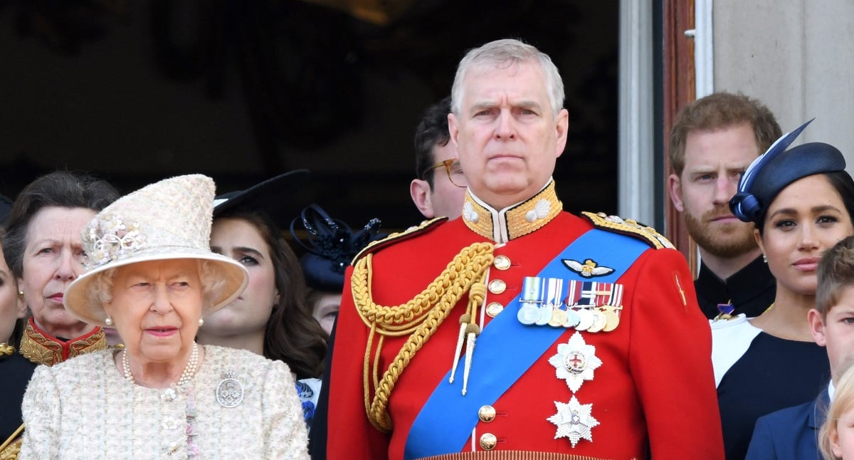 Members of the royal family, including some who saw a dip in popularity, standing on the Buckingham Palace balcony during Trooping The Colour in 2019