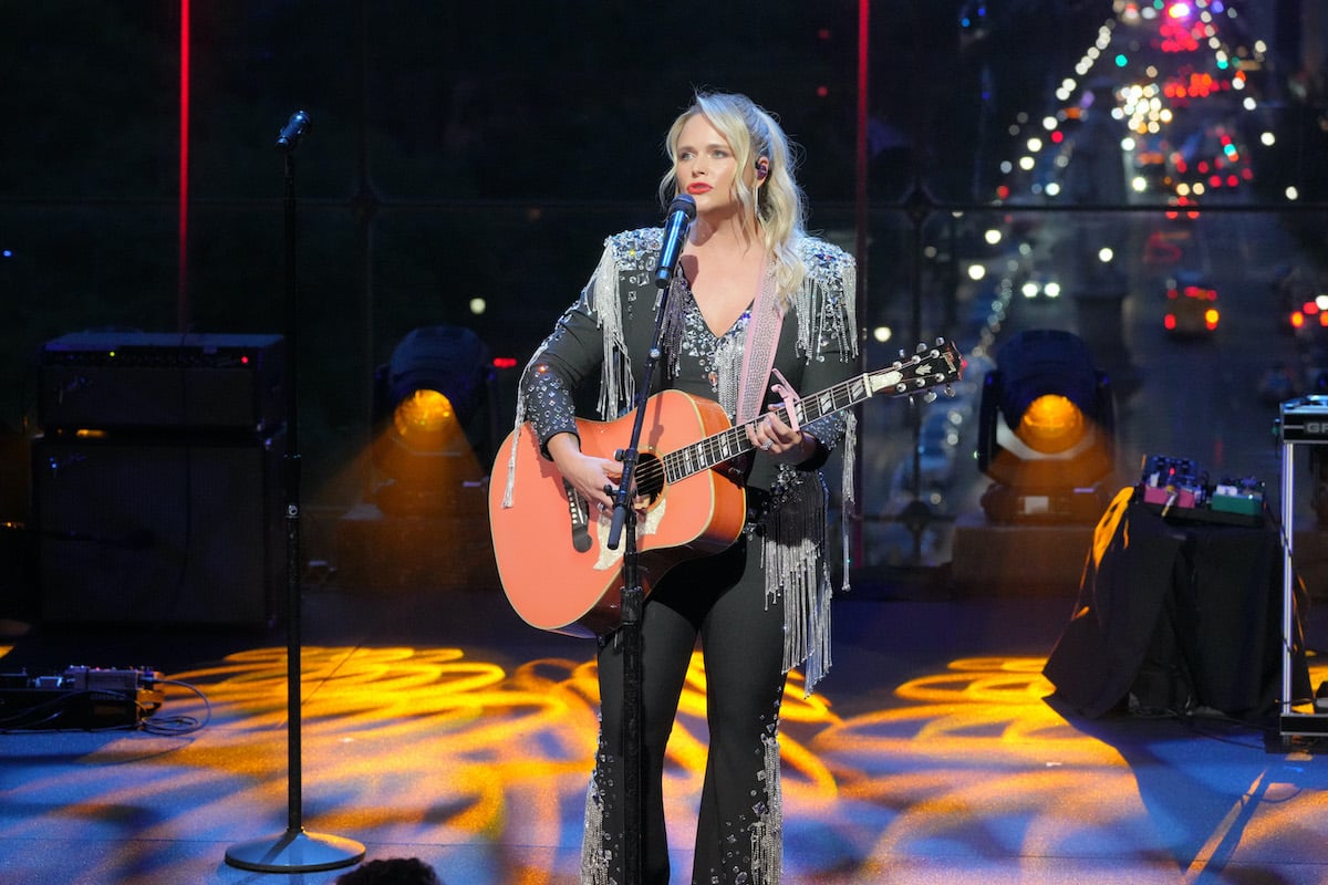 Miranda Lambert performing on stage