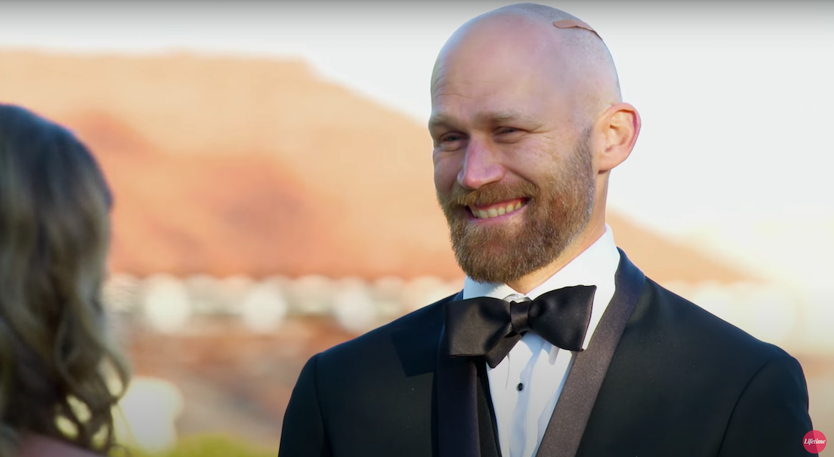 Mitch, wearing a tux, on his wedding day to Krysten on 'Married at First SIght' Season 15