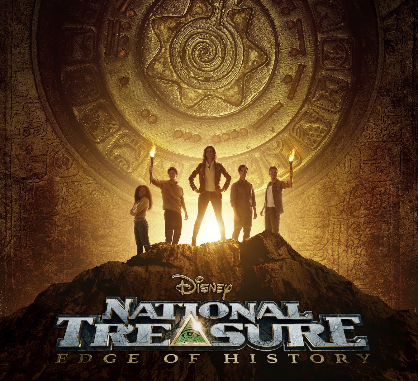 The poster art for the Disney+ series 'National Treasure: Edge of History.' The show's teaser trailer elicited strong fan reactions, but the plot and cast have some people excited to tune in.