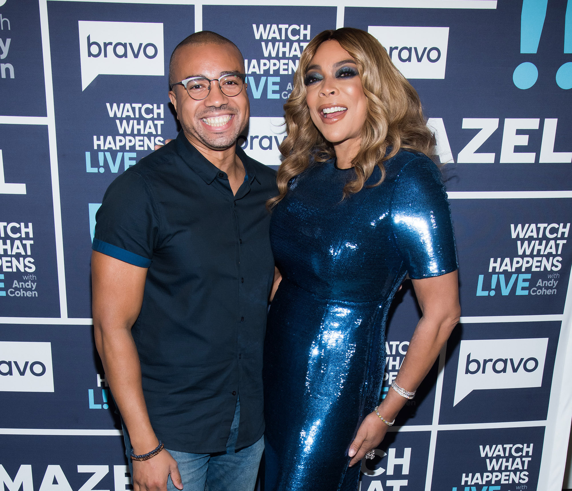 Norman Baker and Wendy Williams on 'Watch What Happens Live;' Baker says he's sad about the show ending and Williams isn't in good health