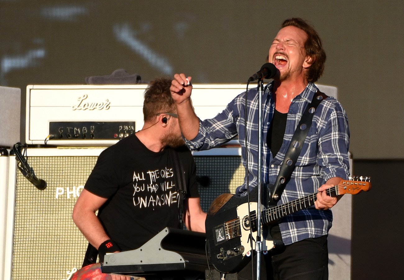 Pearl Jam performing in London in 2022.