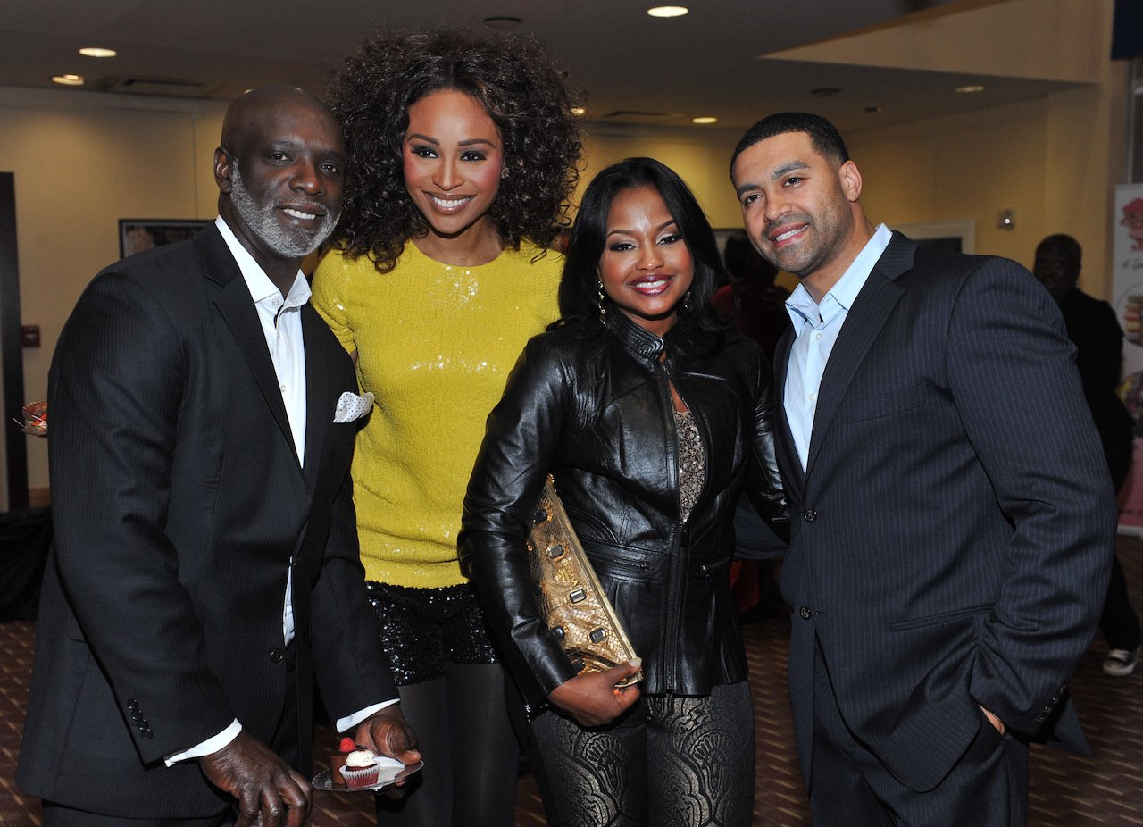 Peter Thomas, Cynthia Bailey, Phaedra Parks, and Apollo Nida pose for photo; Thomas says he never liked Phaedra Parks