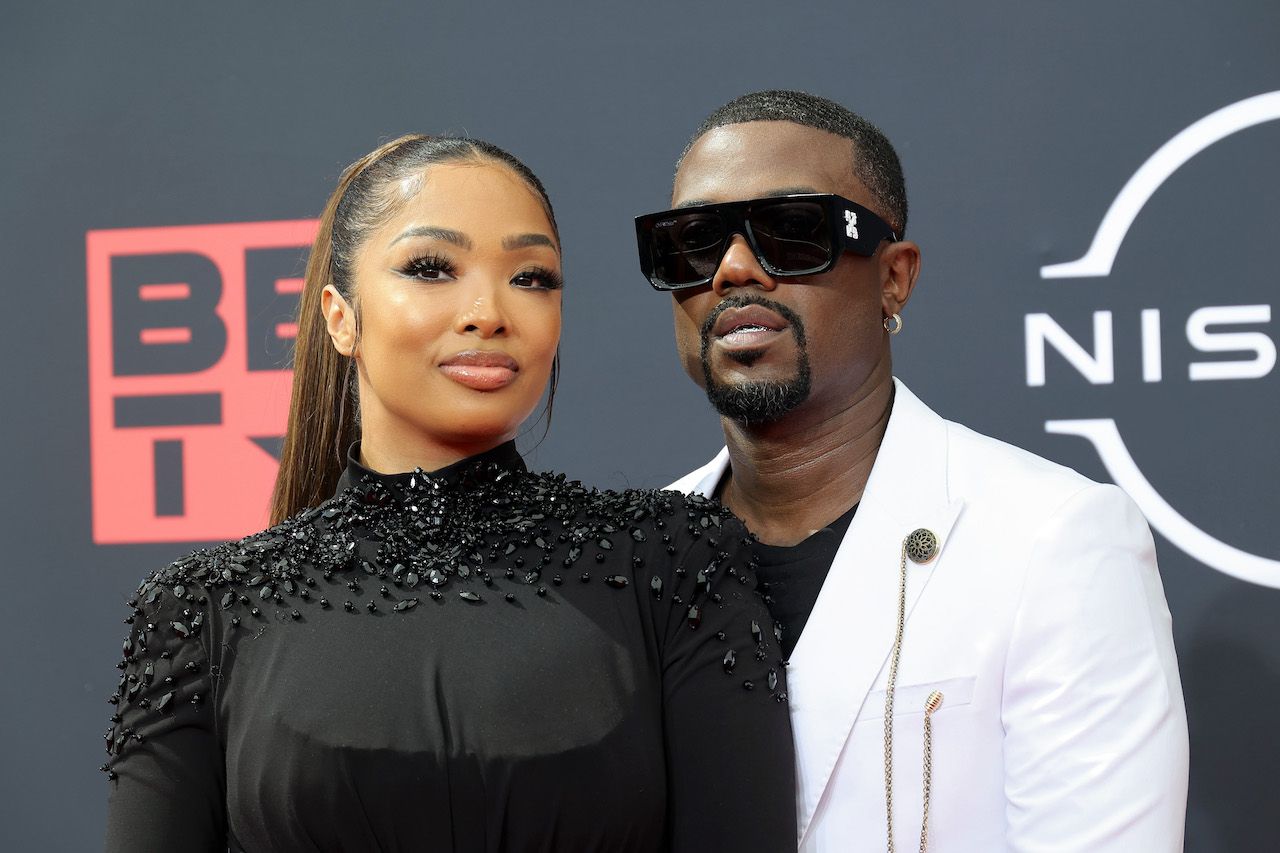 Princess Love and Ray J attend the 2022 BET Awards; Ray's divorce filing is still active